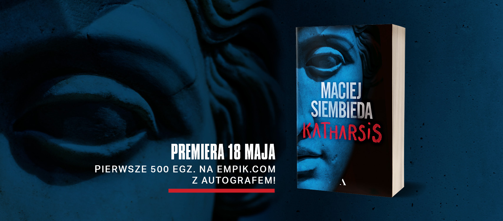 Okładka książki "Katharsis", źródło: https://www.facebook.com/maciejsiembieda444/
