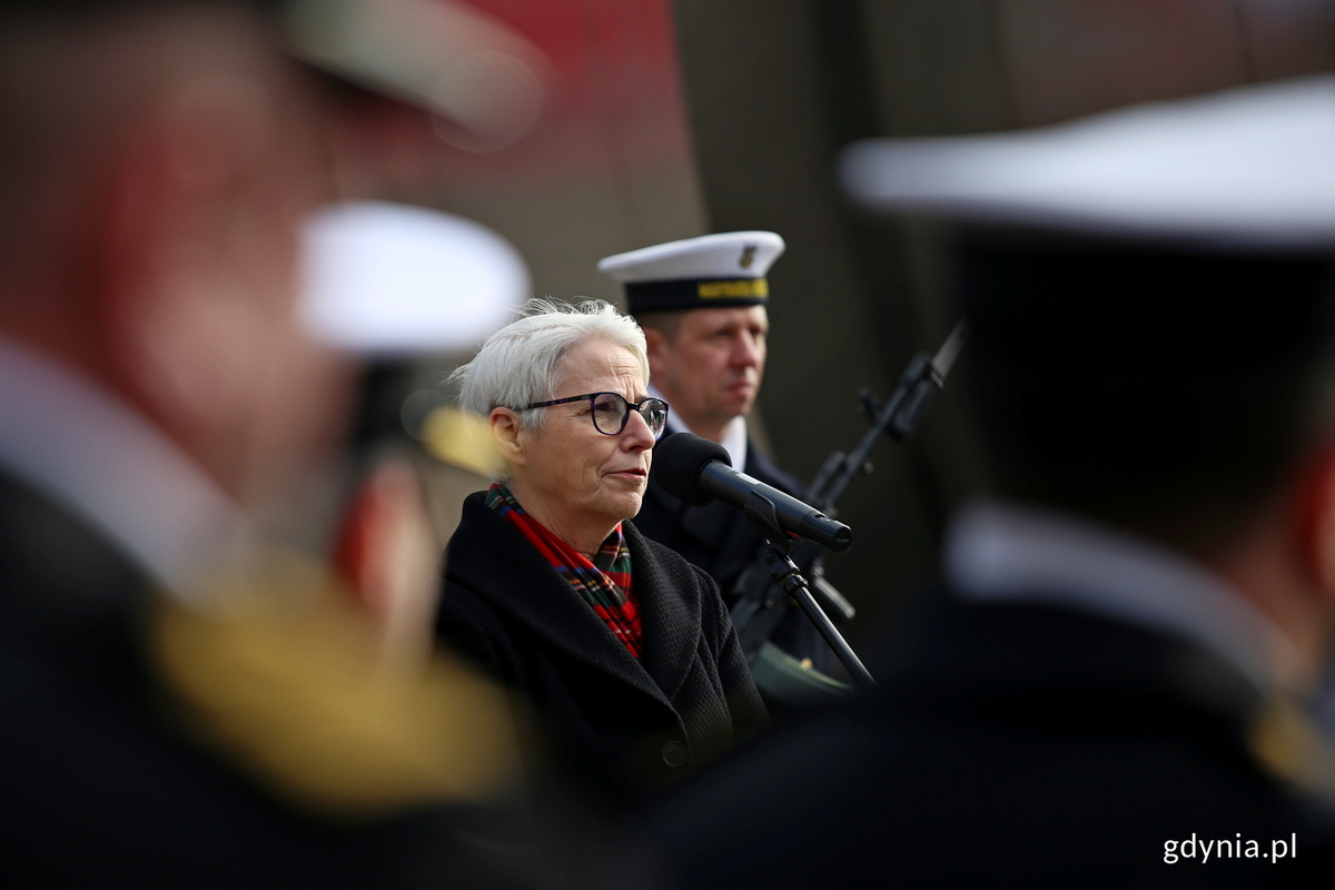 Przewodnicząca Rady Miasta Gdyni Joanna Zielińska. Fot. Przemysław Kozłowski