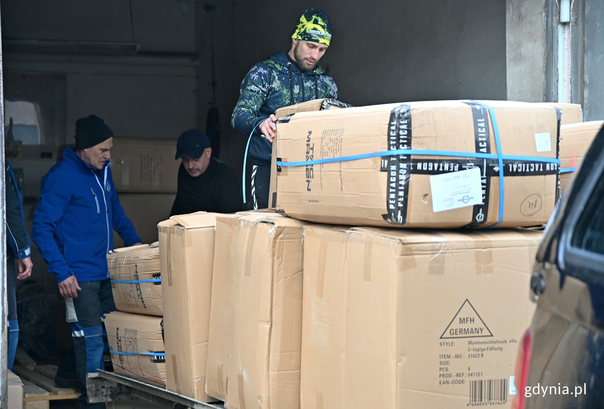 Same konkretne rzeczy, zgodnie z zapotrzebowaniem drugiej strony. Gdynianie i gdyńskie firmy zorganizowali kolejny transport do Żytomierza, fot. Magdalena Czernek