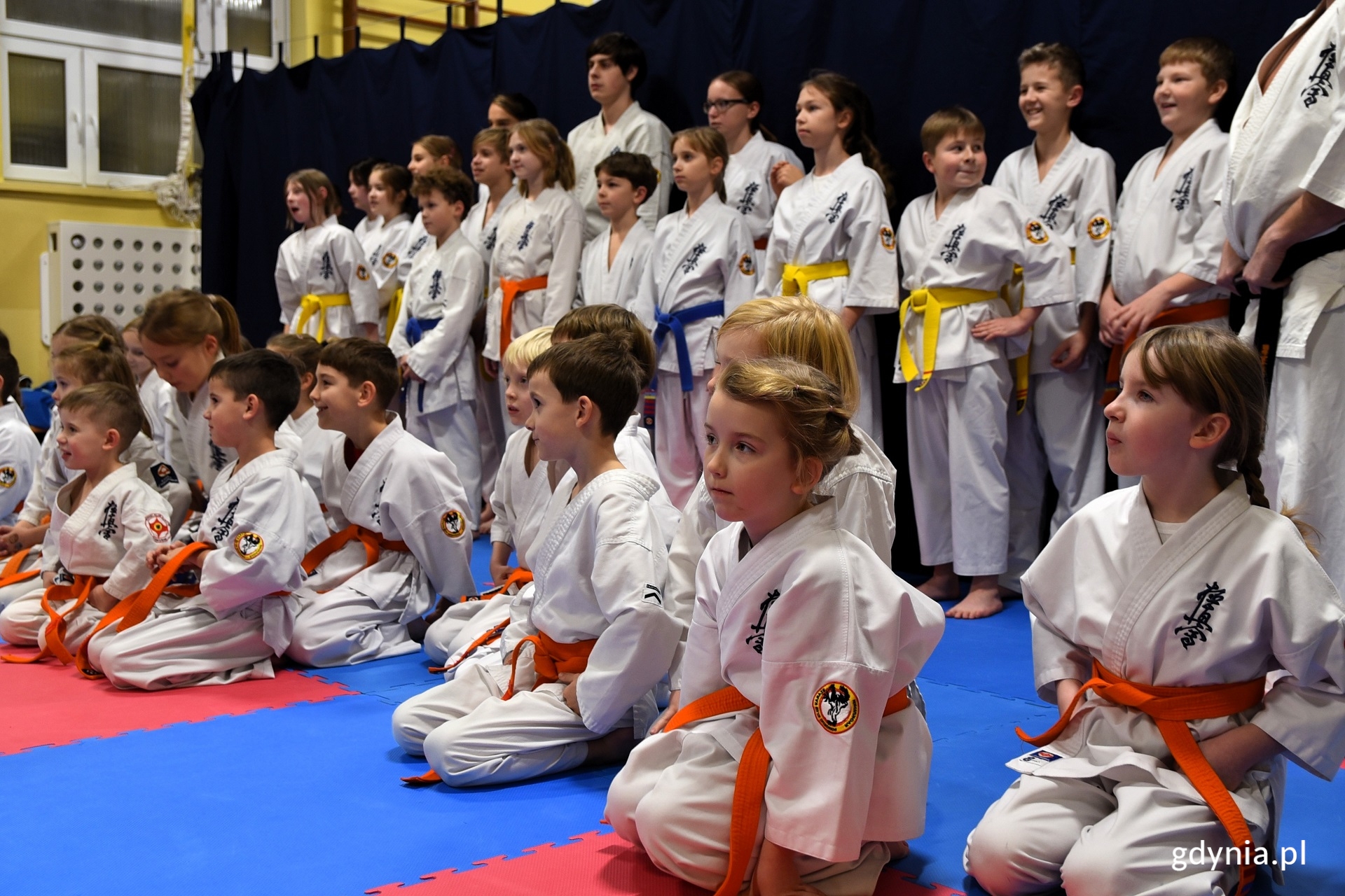 Na zdjęciu reprezentanci Pomorskiego Klubu Karate 