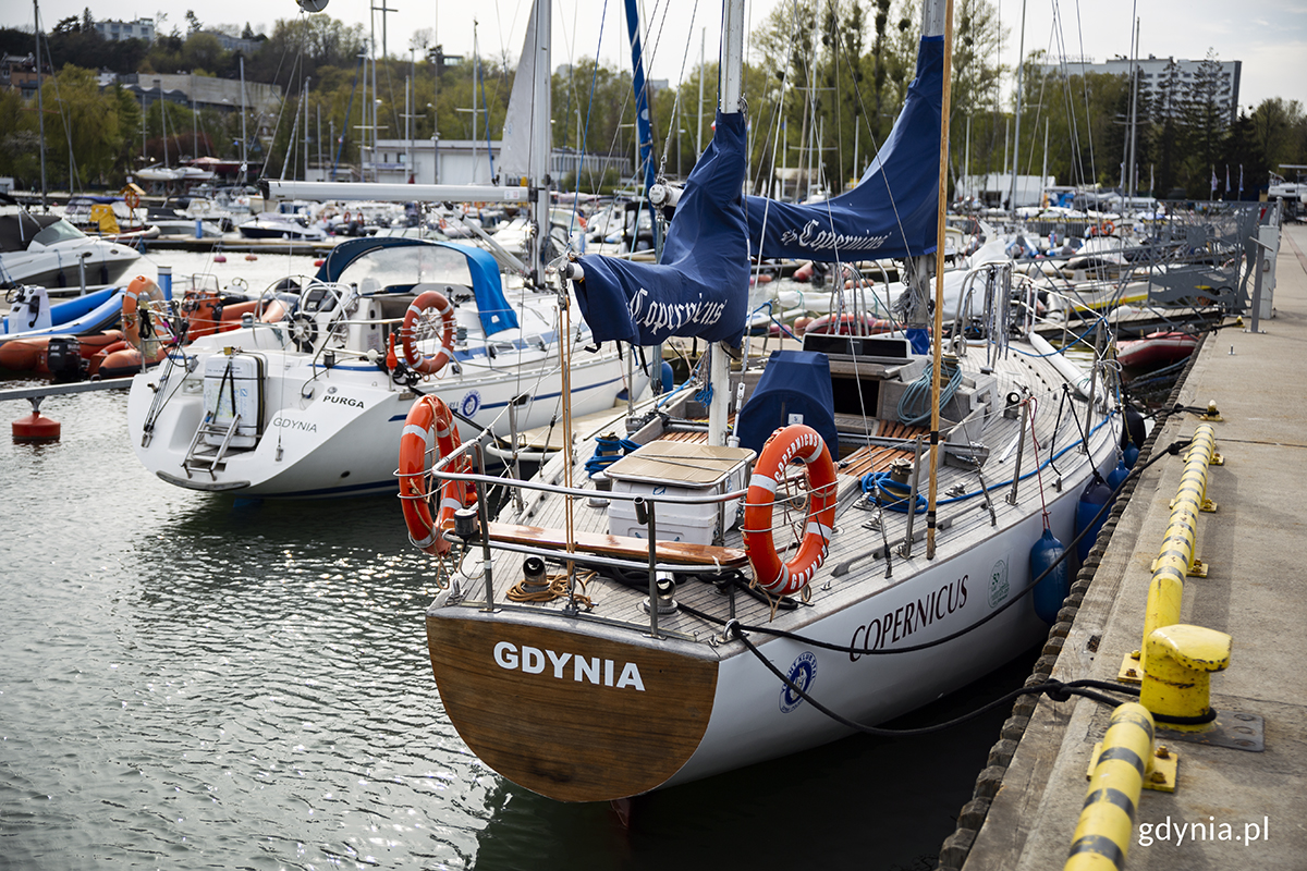 S/y Copernicus w gdyńskiej marinie. Fot. Przemysław Kozłowski