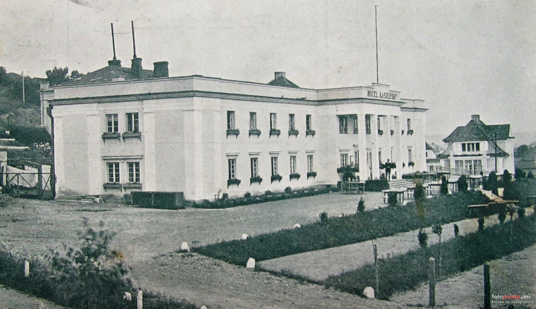 Hotel Kaszubski w 1936 roku. Źródło: www.fotopolska.eu