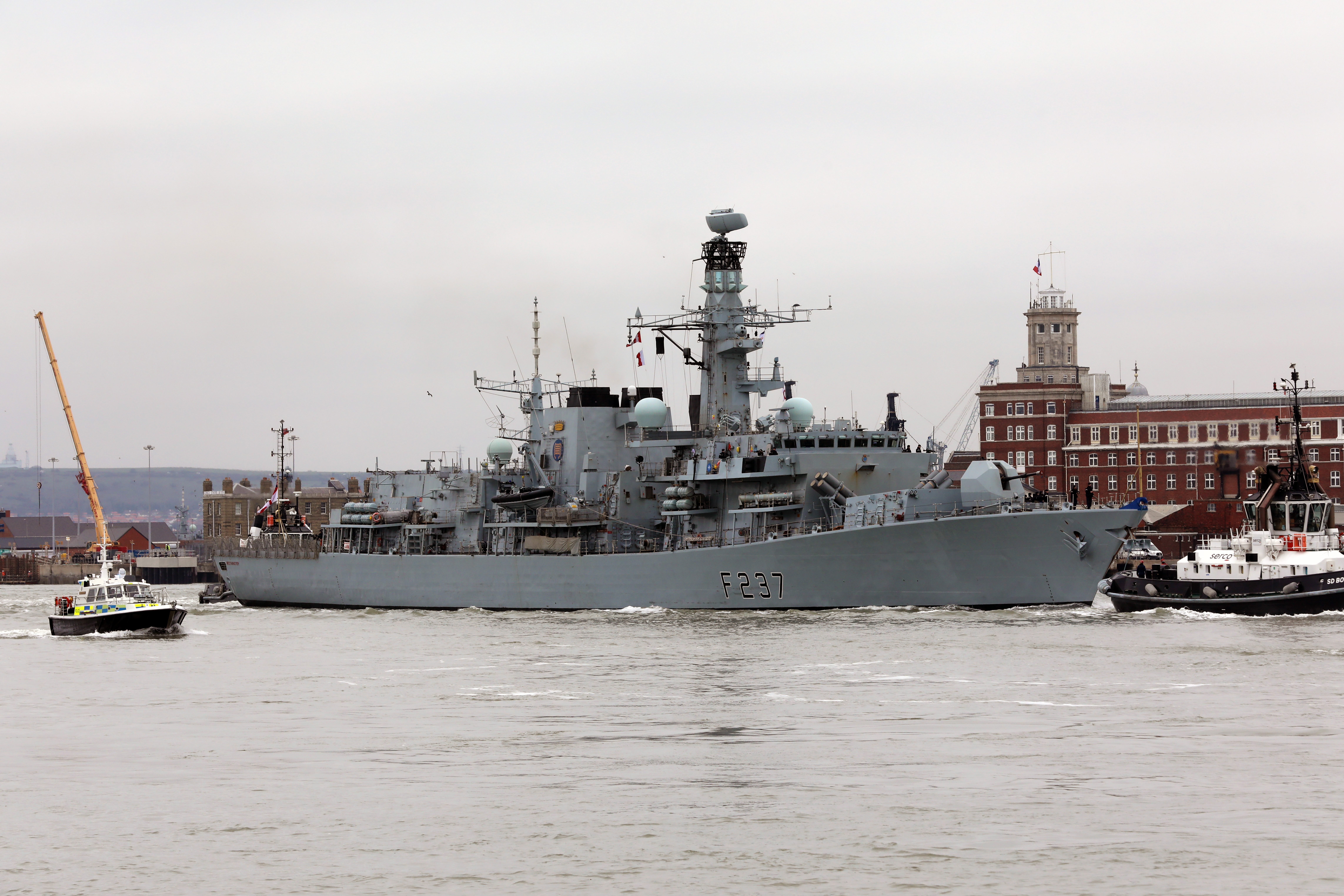 Brytyjska fregata HMS Westminster, fot. PO Phot / Dave Jenkins