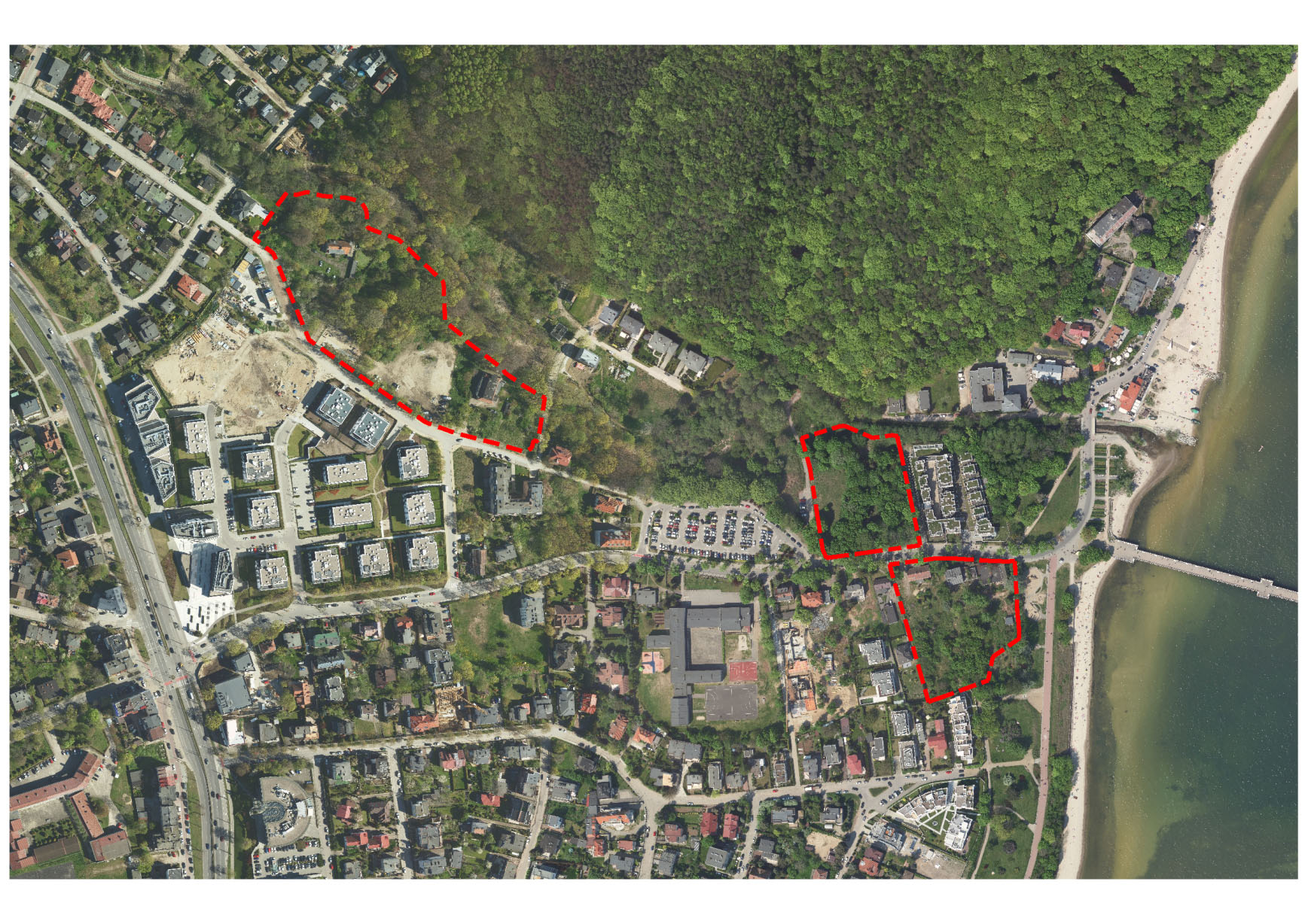 Projekt miejscowego planu zagospodarowania przestrzennego części dzielnicy Orłowo  w Gdyni, rejon ulic Spacerowej i Orłowskiej;