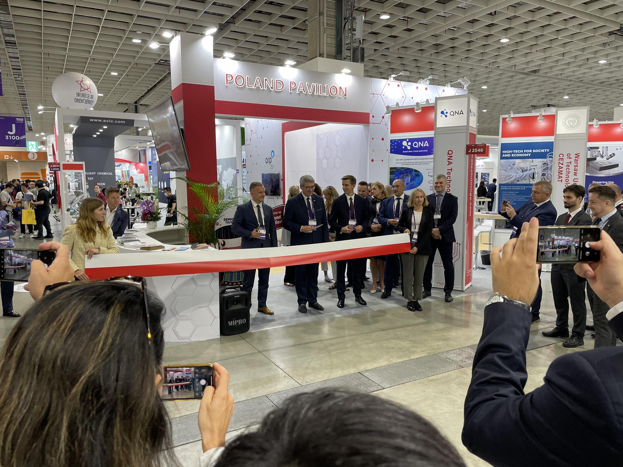 Polskie stanowisko na targach targach SEMICON Taiwan