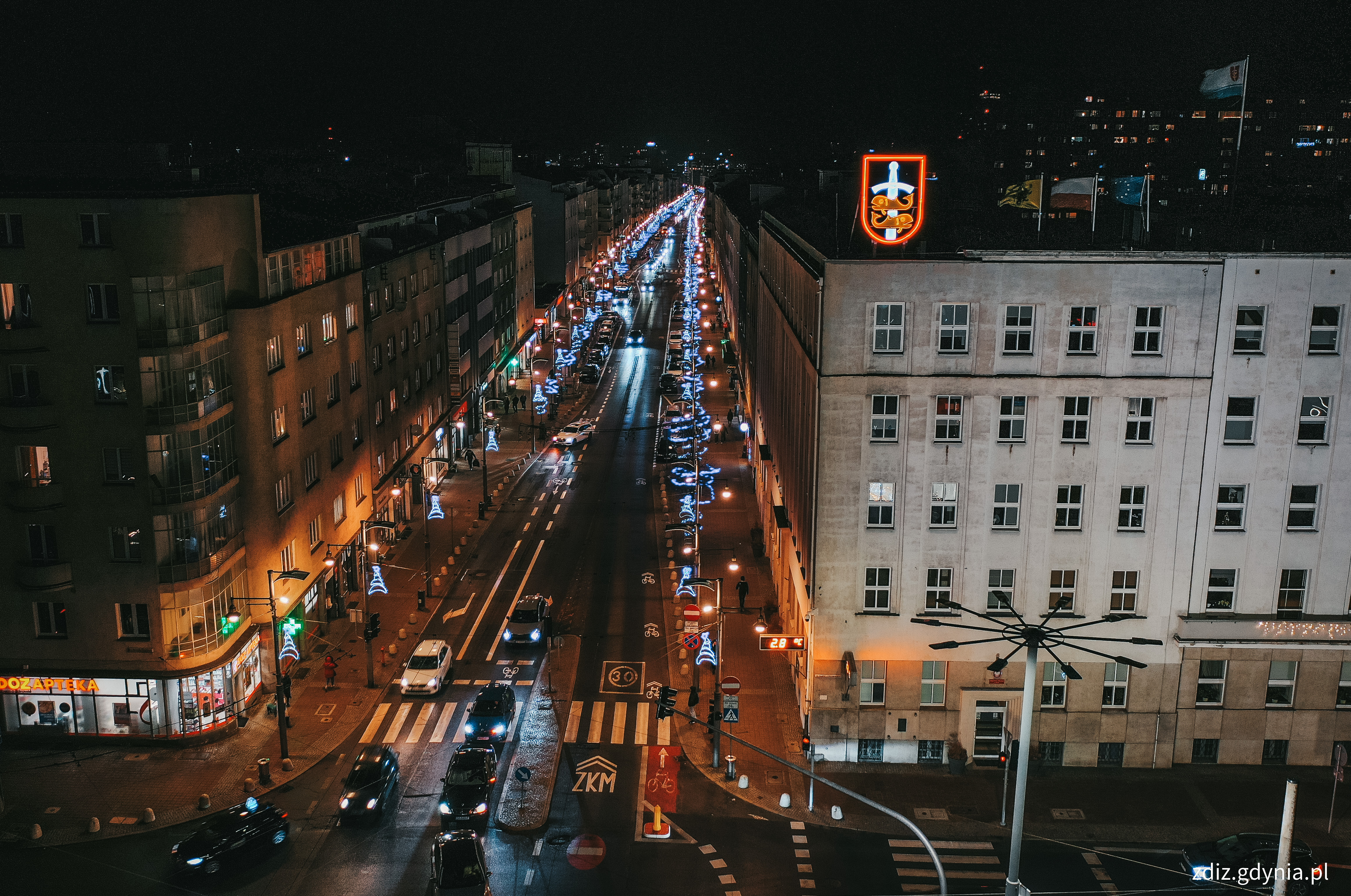 iluminacje świąteczne, rok 2024 (zdjęcie archiwalne) // fot. M. Mielewski