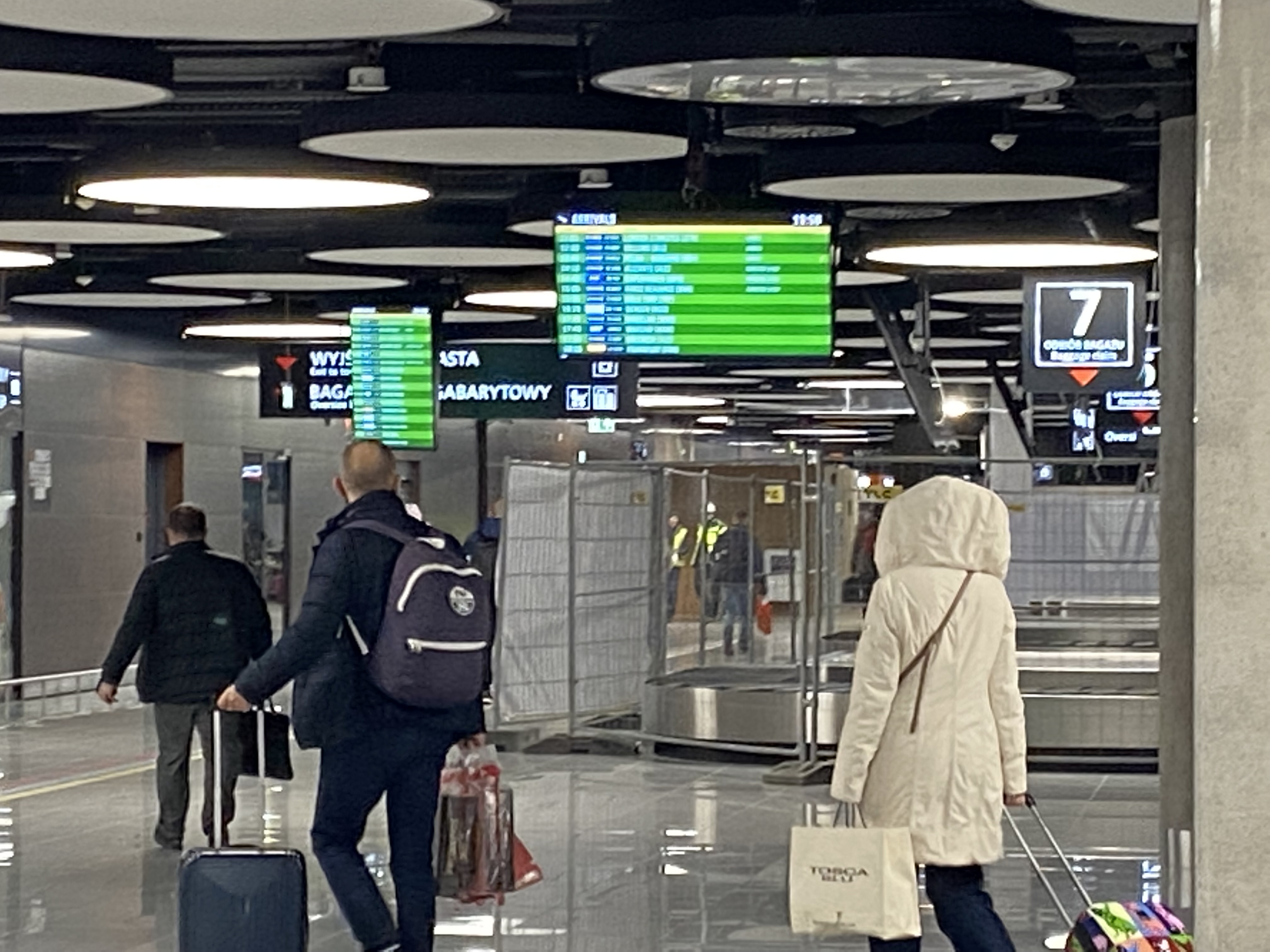 Nowa hala przylotów, fot. mat. prasowe Portu Lotniczego Gdańsk im. Lecha Wałęsy