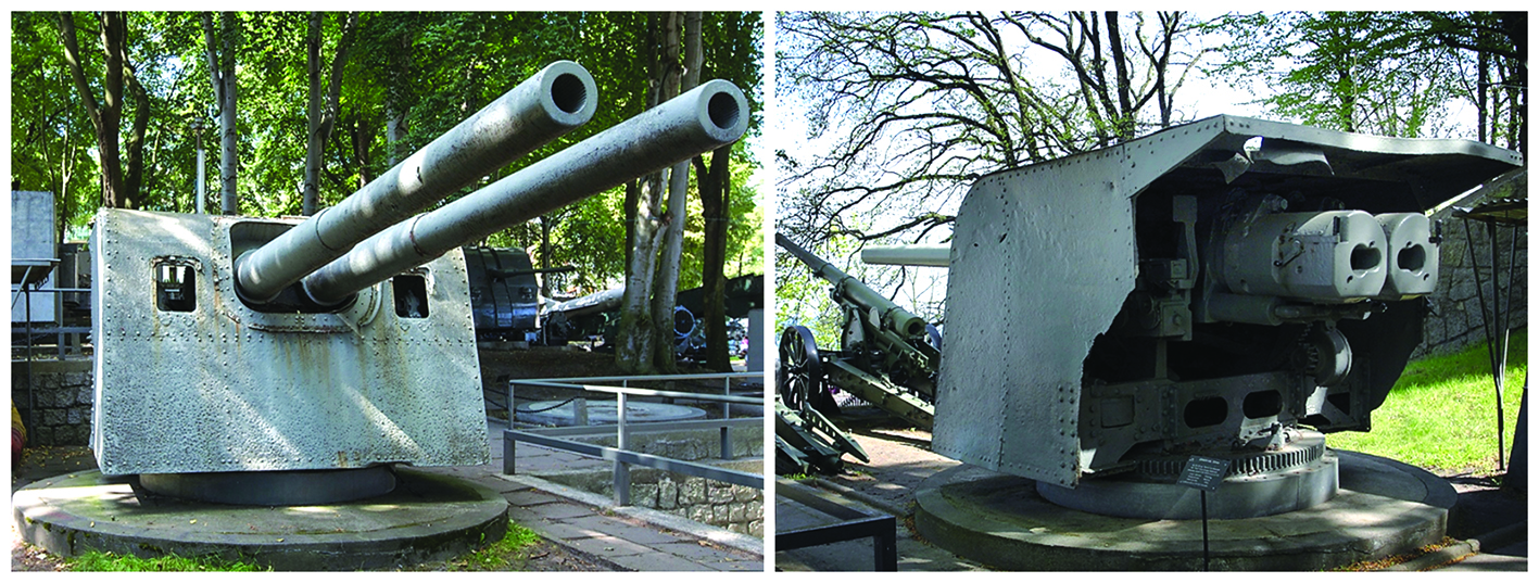 Armata Boforsa 120mm z ORP „Gryf”, fot. Muzeum Marynarki Wojennej