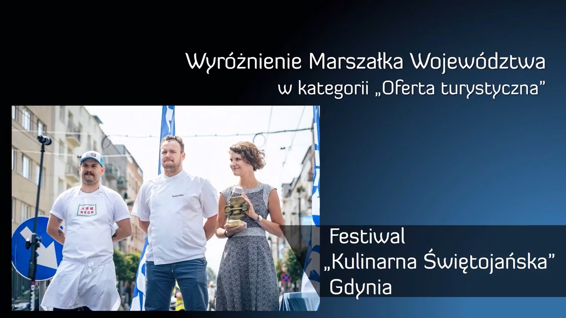Wyróżnienie dla festiwalu "Kulinarna Świętojańska" zostało przyznane podczas uroczystości online // materiały prasowe 