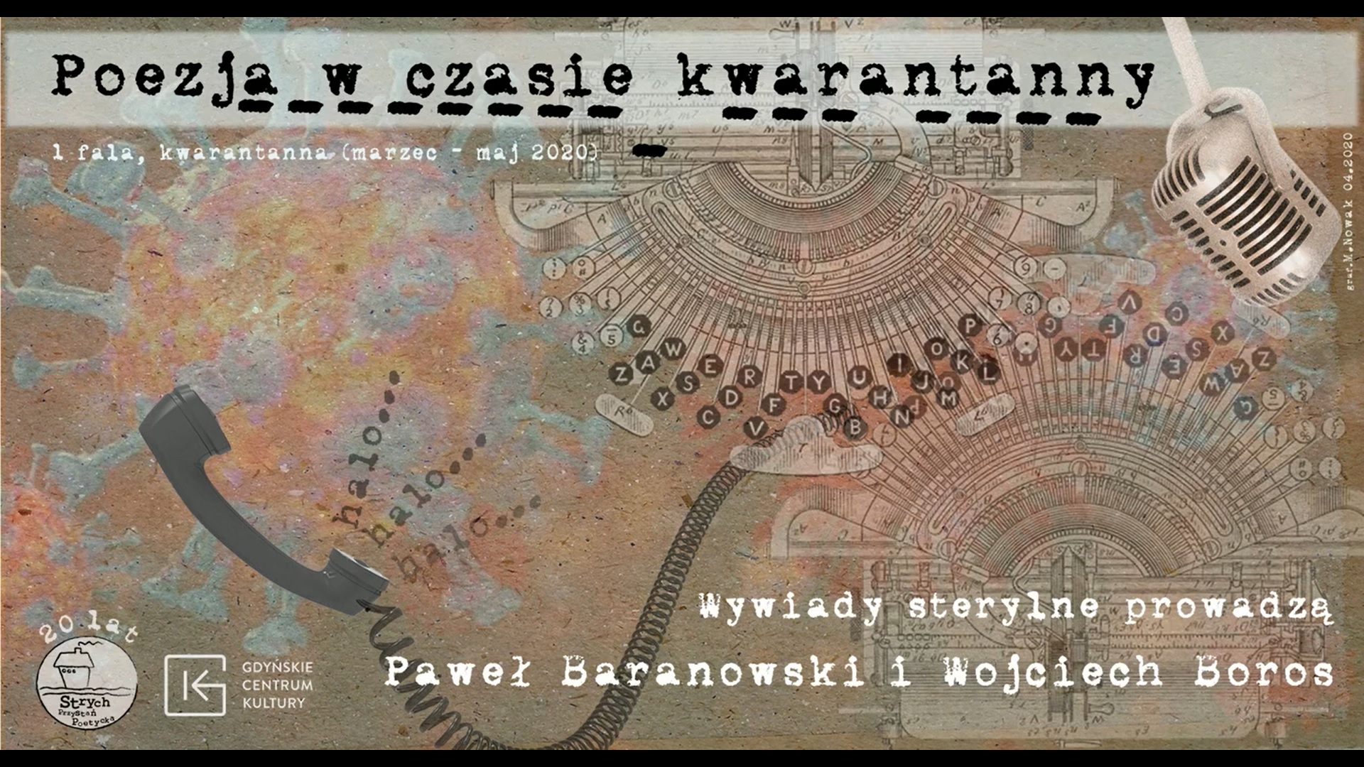 Poezja w czasie kwarantanny, źródło: Konsulat Kultury I Gdyńskie Centrum Kultury