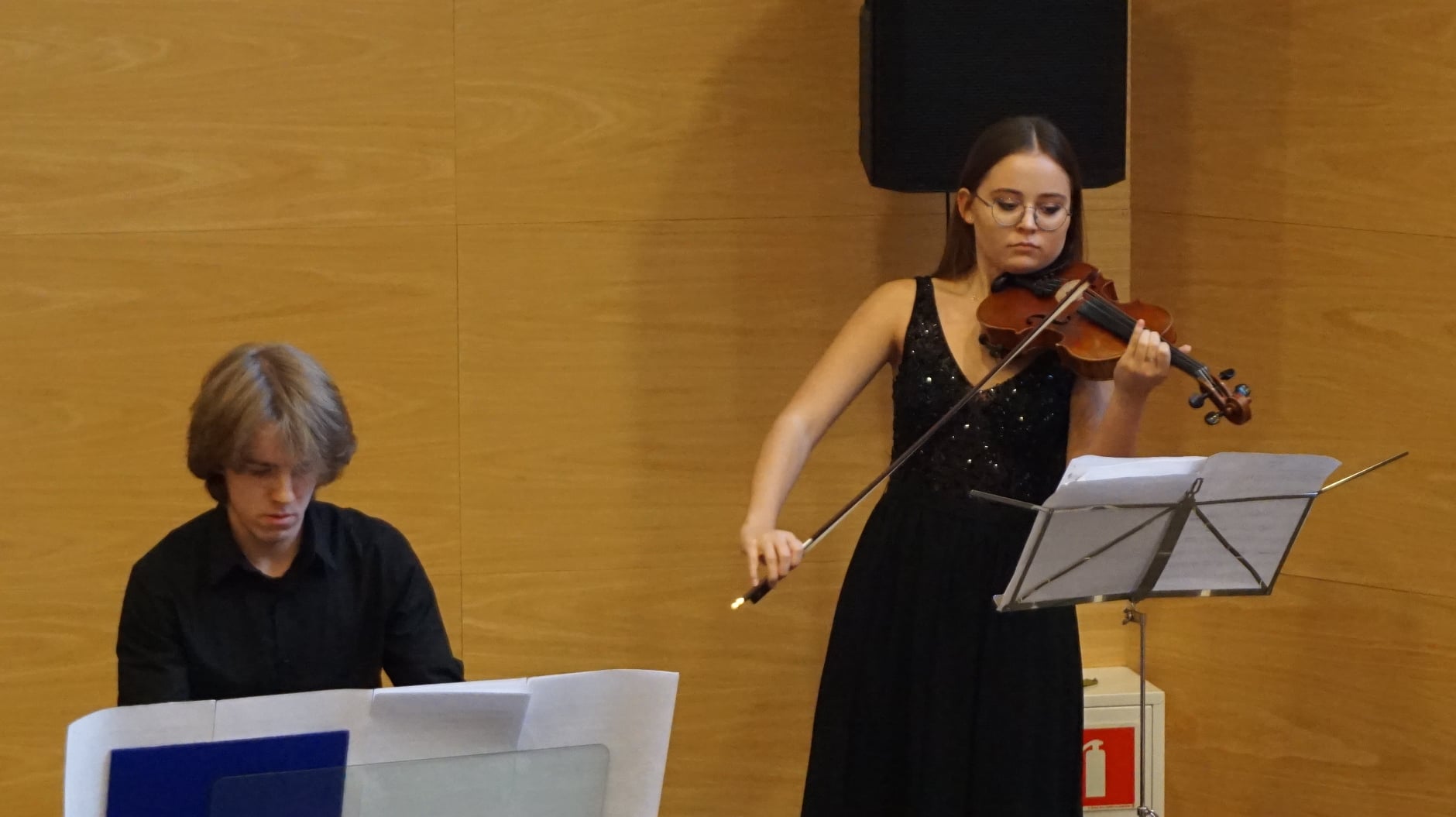 Na zdj. występ uczni&oacute;w Szkoły Muzycznej I i II stopnia im. Zygmunta Noskowskiego, fot. TPPF