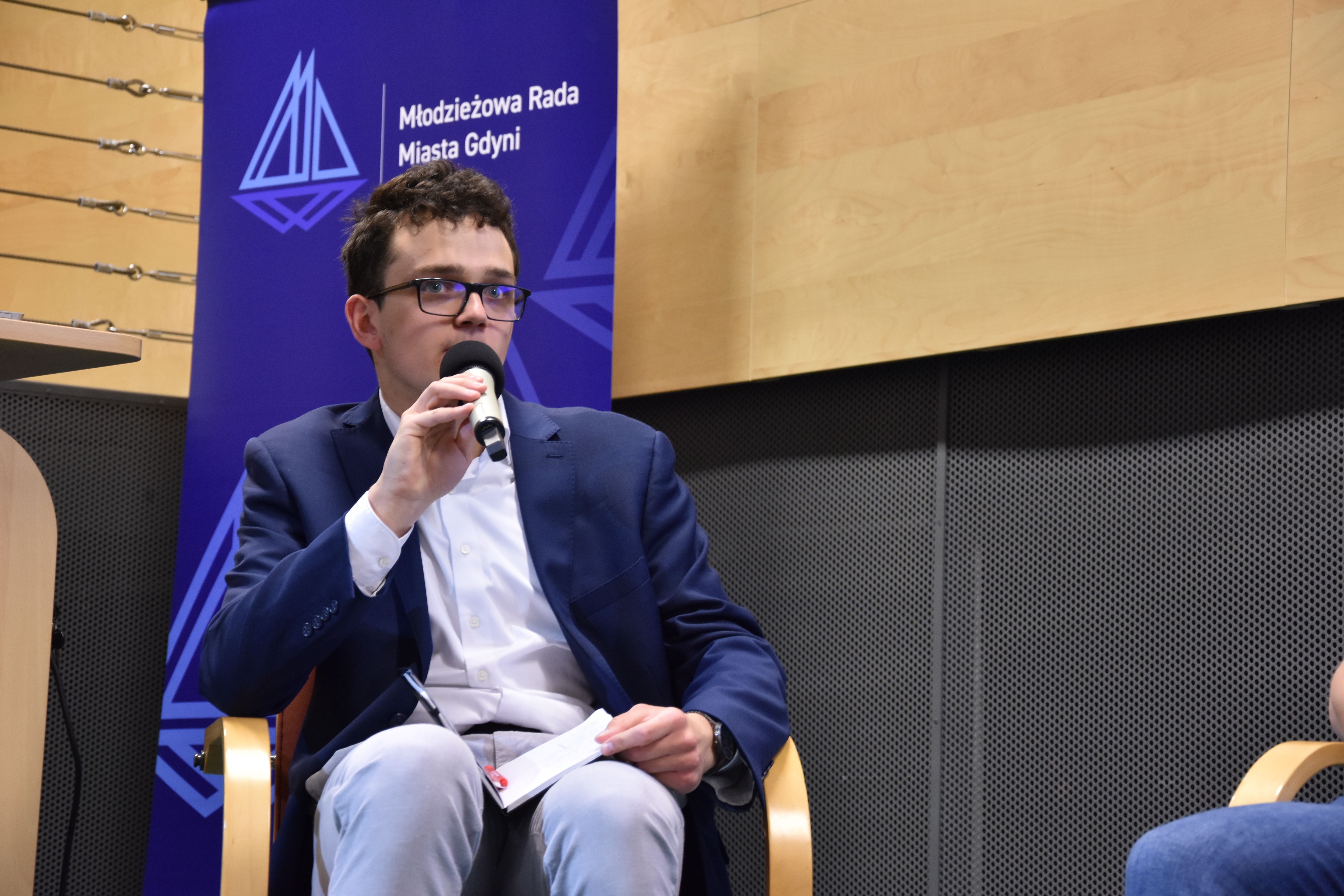 Na zdj. Janek Górecki podczas  „Kongresu Świadomości o Depresji”