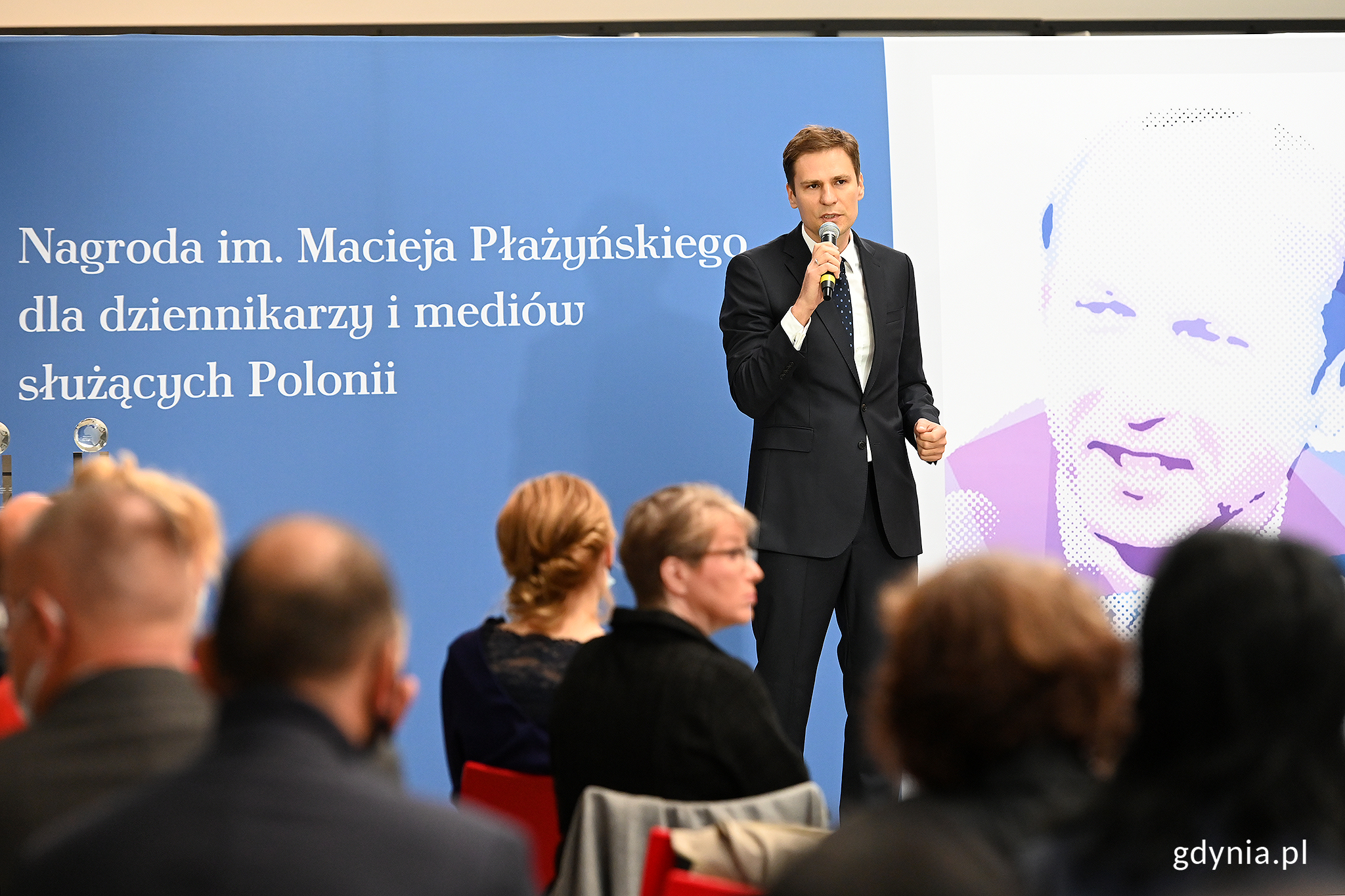 Jakub Płażyński, przewodniczący jury i syn Macieja Płażyńskiego // fot. Michał Puszczewicz