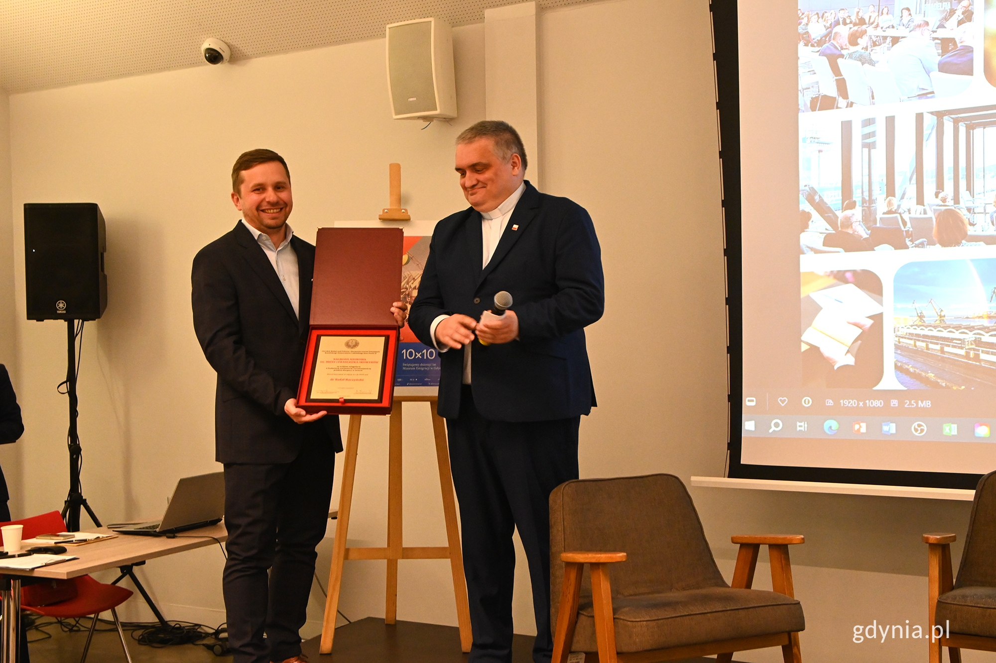 Dr. Rafała Raczyński oraz Ks. dr. hab Sławomir Zych