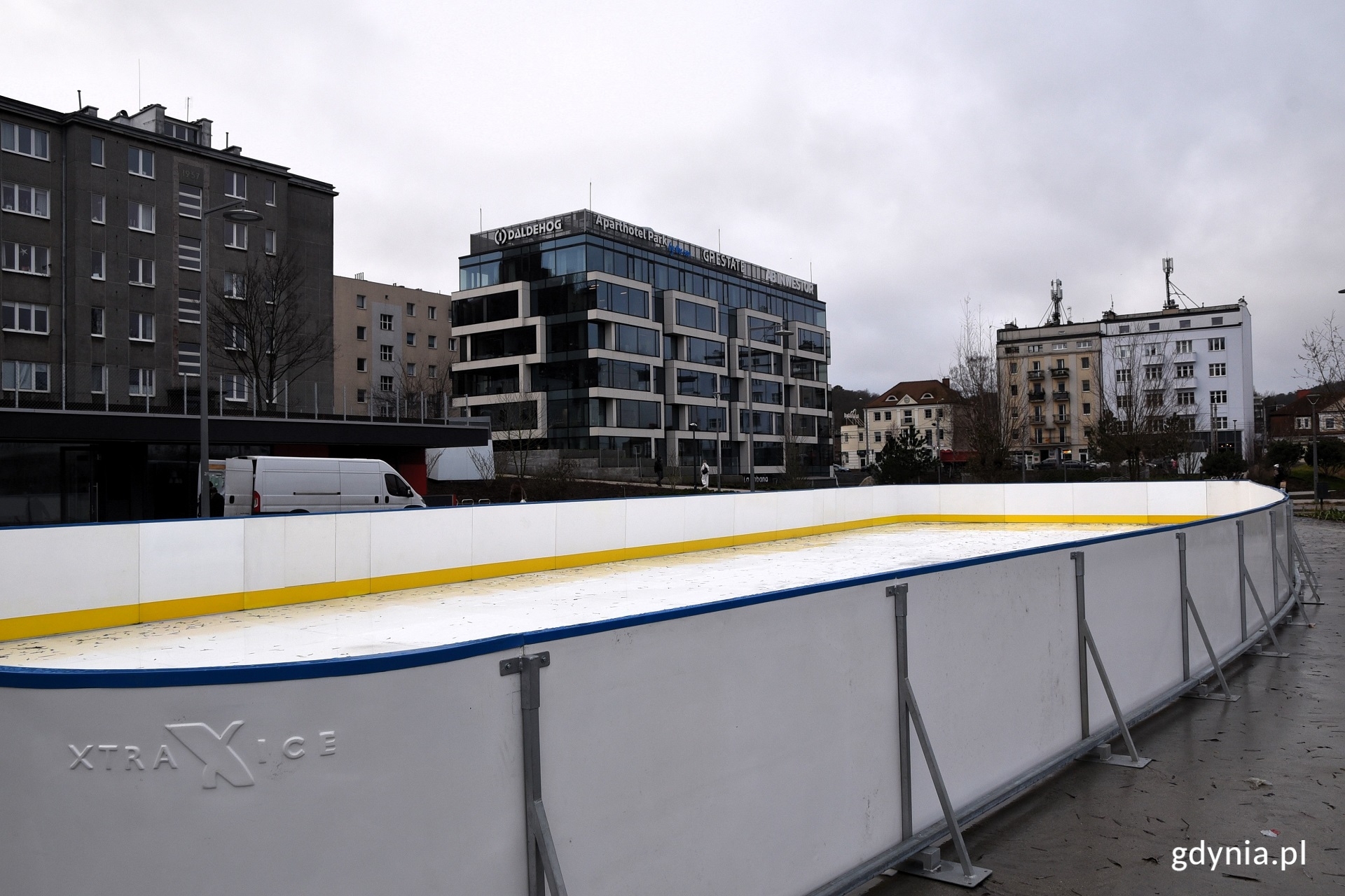 ślizgawka w parku centralnym