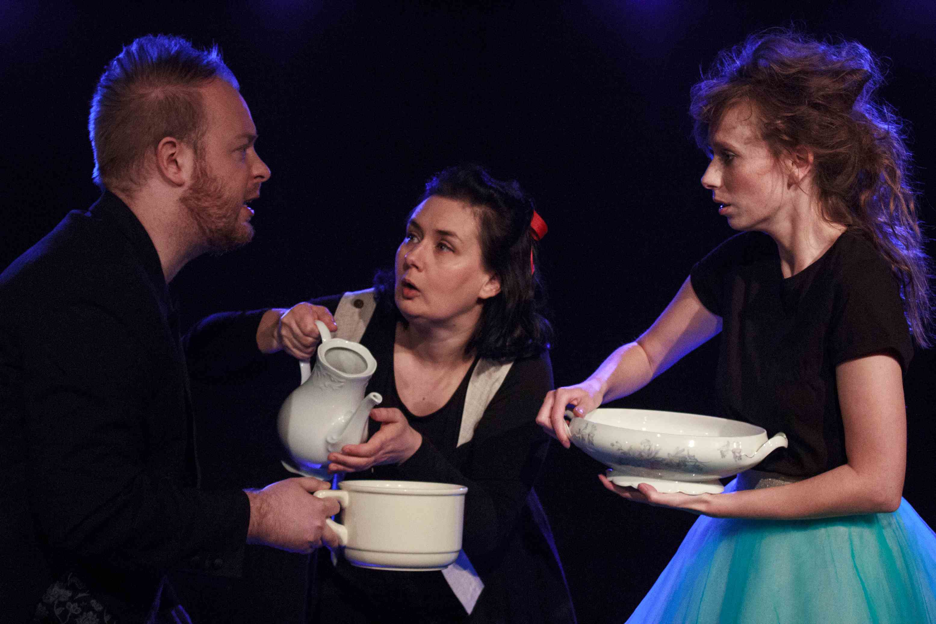 „Bajka o Bajce. Szczęśliwy koniec”. Na zdj. aktorzy Teatru Gdynia Główna // fot. Grzegorz Kujawiński