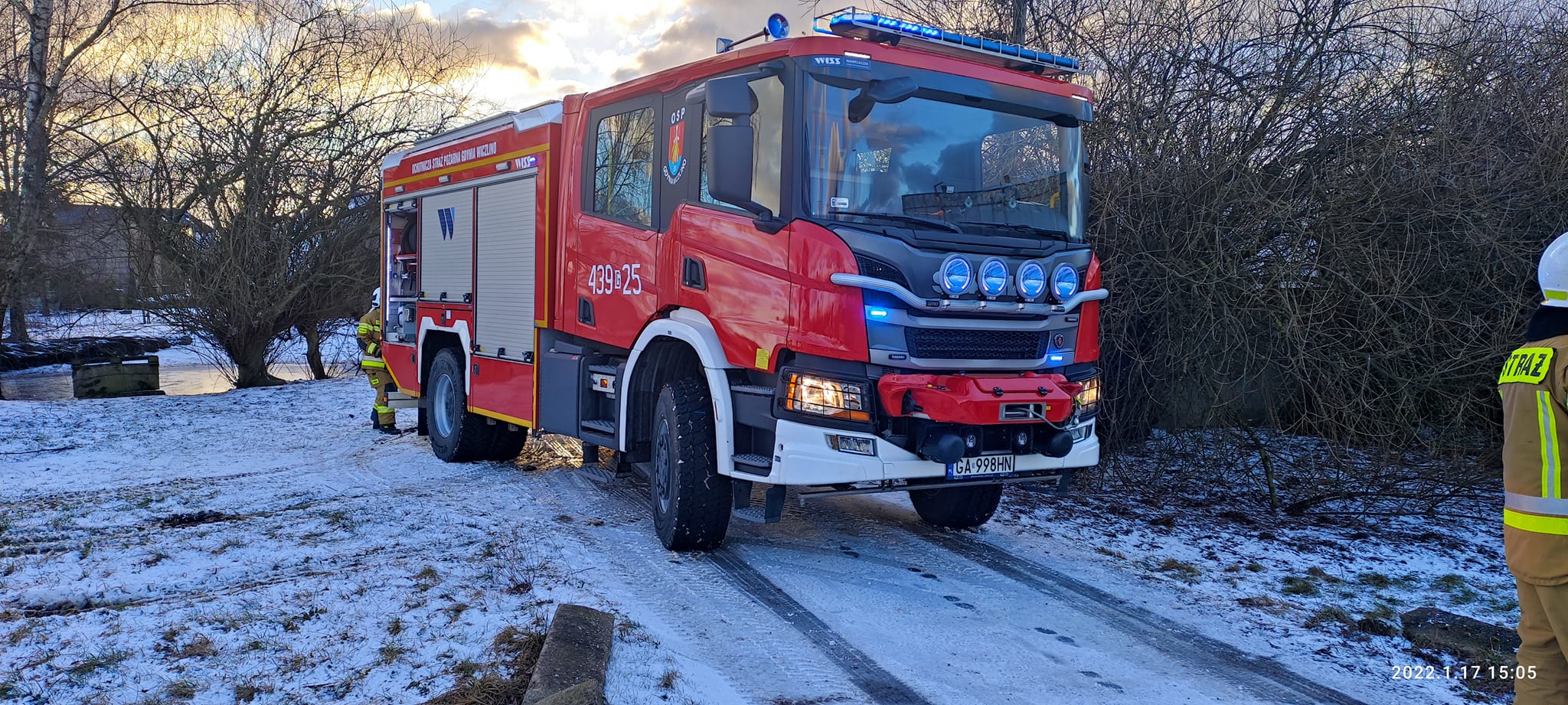 Nowy ciężki pojazd ratowniczo-gaśniczy OSP Gdynia-Wiczlino, fot. OSP Gdynia-Wiczlino