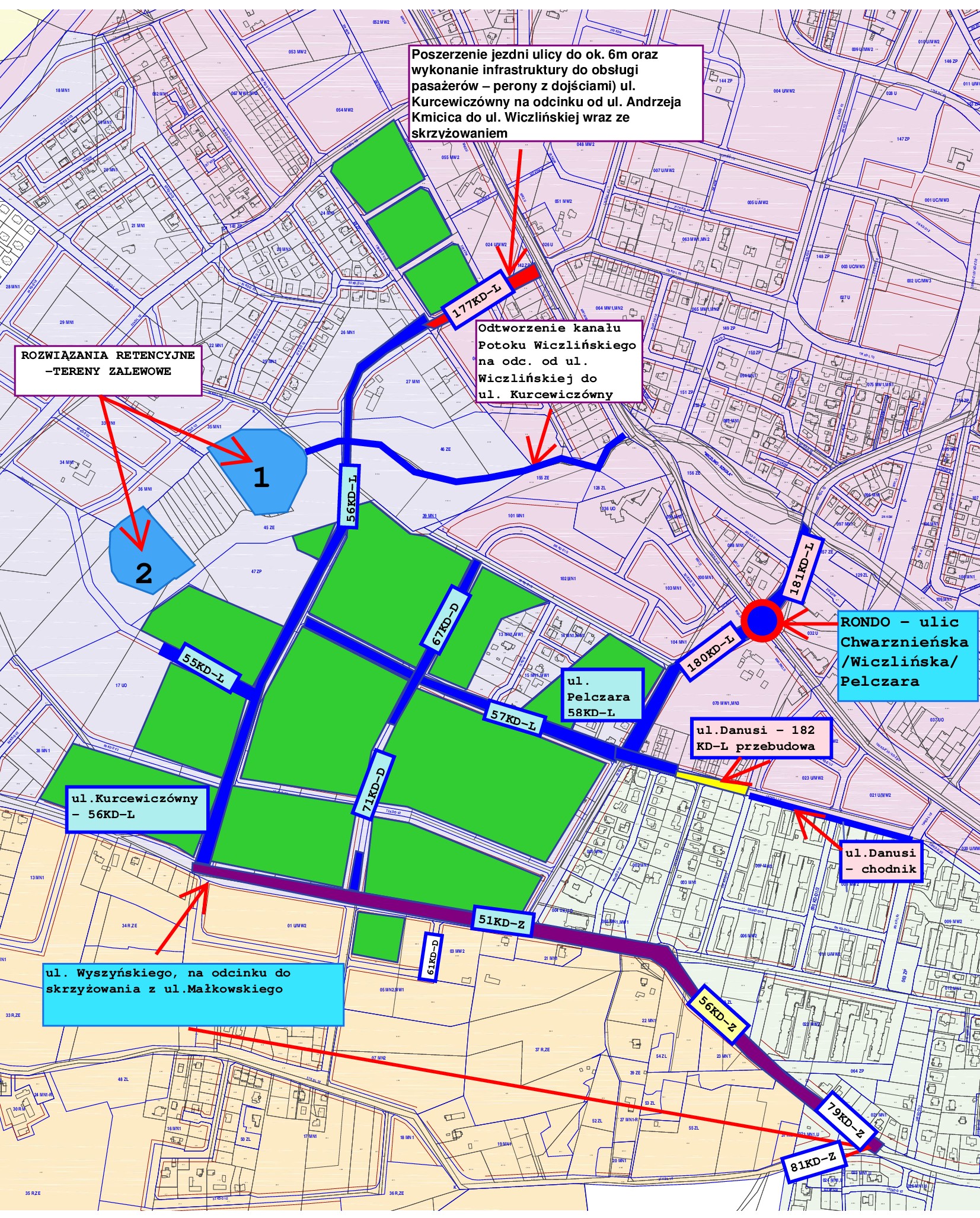 plan sytuacyjny nowego układu drogowego, mat. WI UM Gdynia