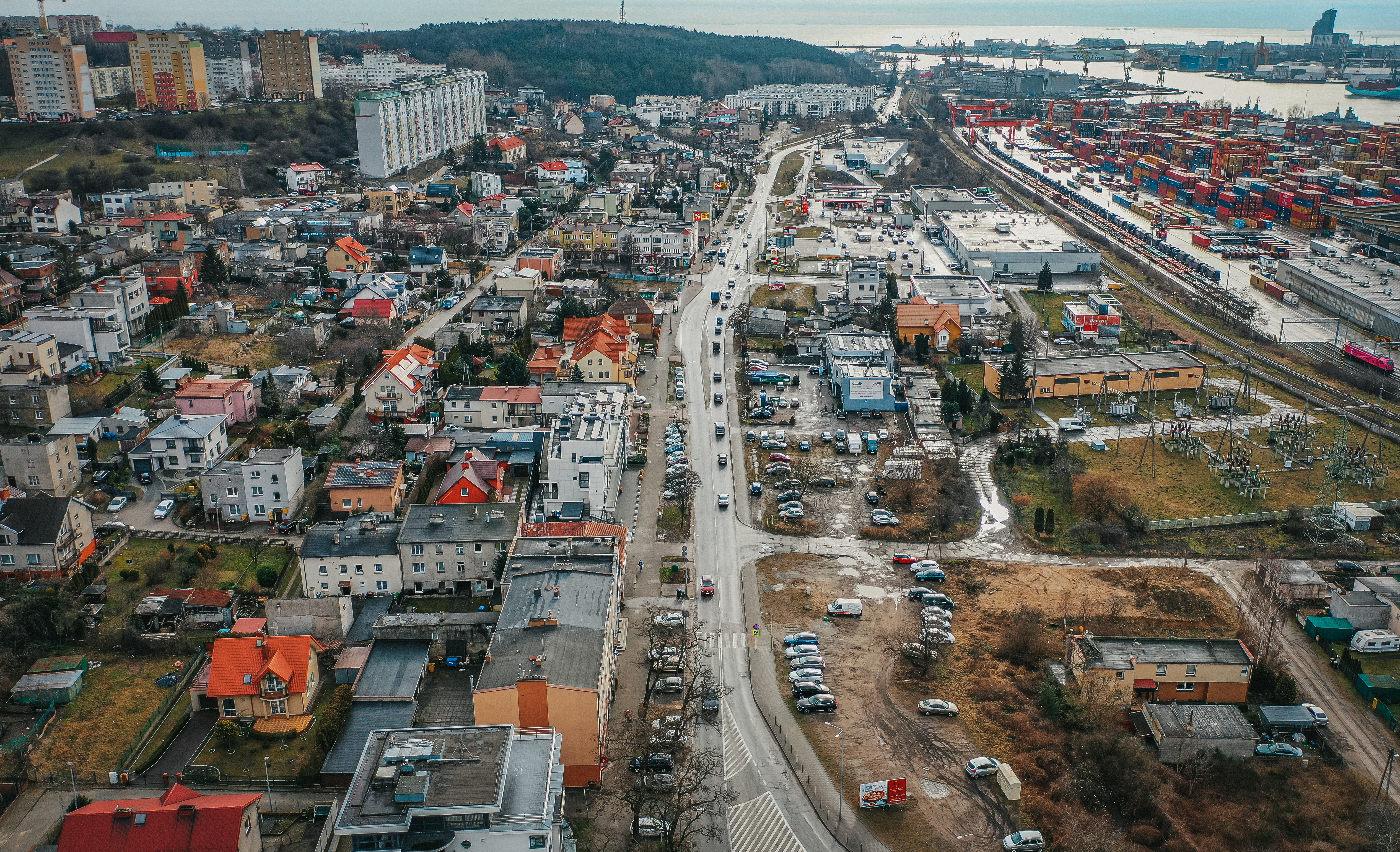 ul. Admirała Unruga od na odcinku do skrzyżowania z ul. Bosmańską na Obłużu.fot. M.Mielewski/ ZDIZ