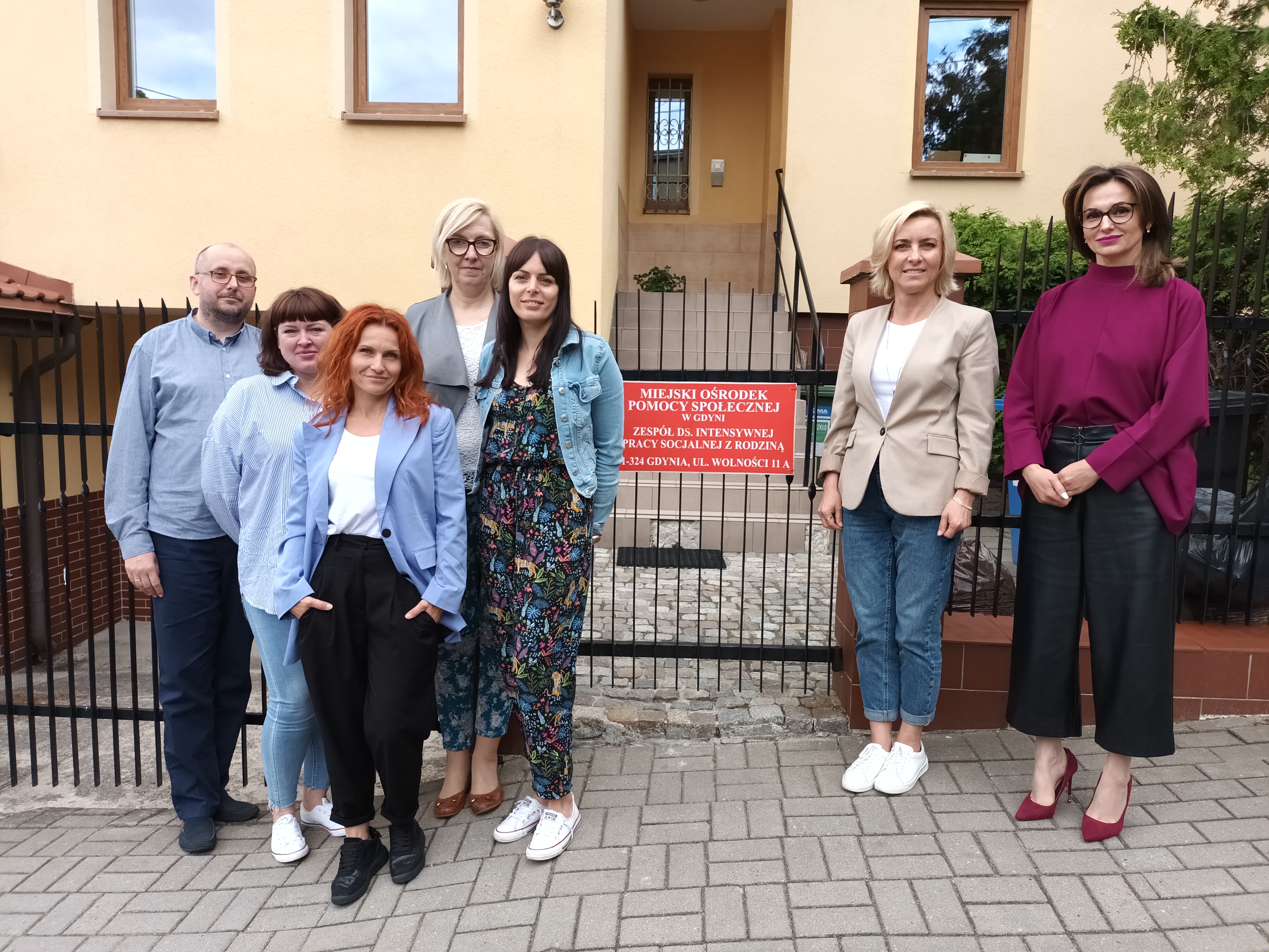 Pracownicy IPS oraz Punktu Informacyjnego dla Cudzoziemców