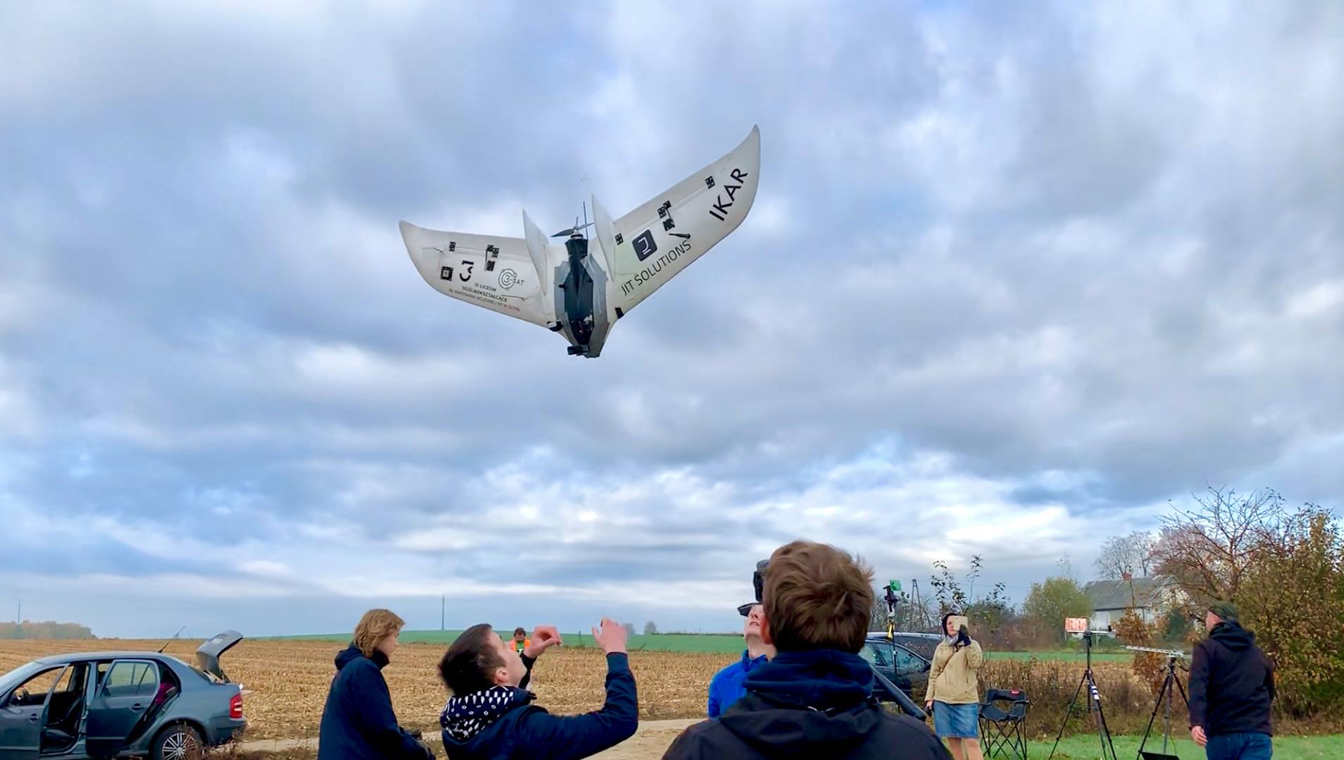 Dron IKAR wzniósł się na wysokość 11,5 km, fot. JIT Solutions