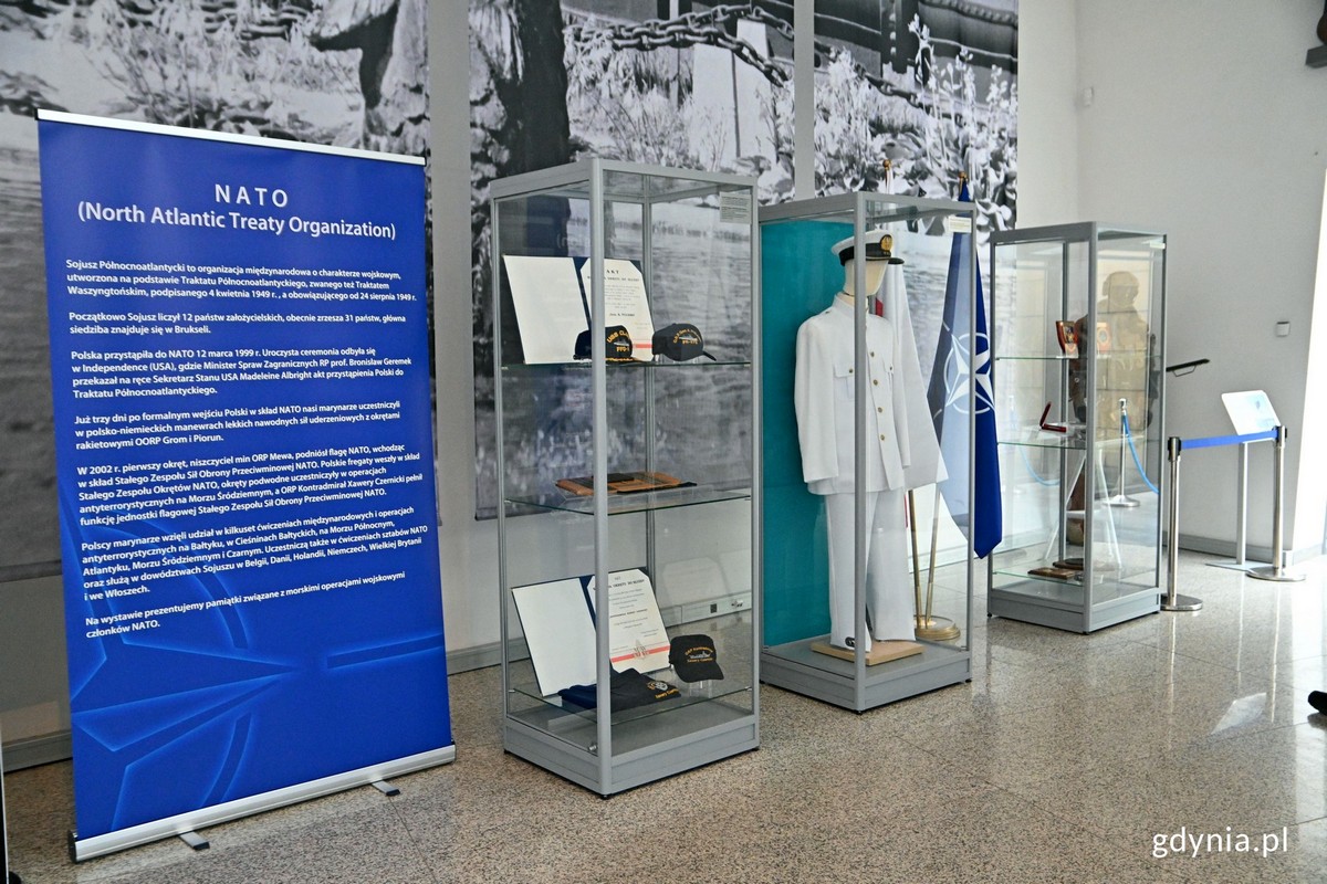 Wystawa „25 lat Polski w NATO” w Muzeum Marynarki Wojennej (fot. Magdalena Czernek)