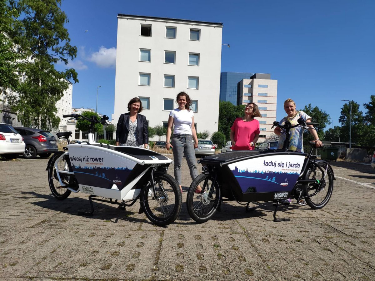 15 marca rusza wypożyczalna rowerów cargo. fot. UM Gdynia