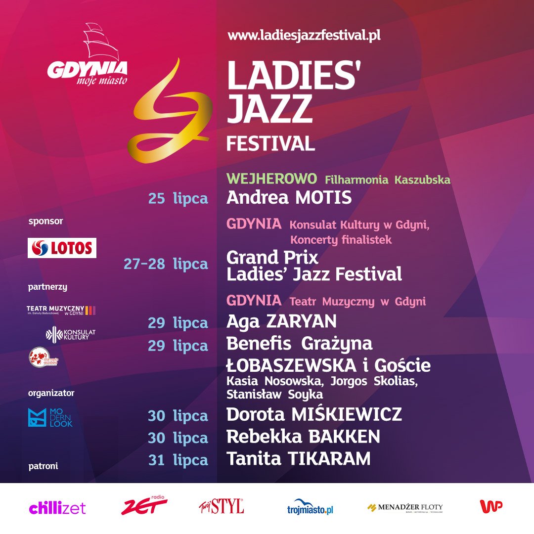 Program 18. edycji Ladies' Jazz Festivalu // materiały prasowe