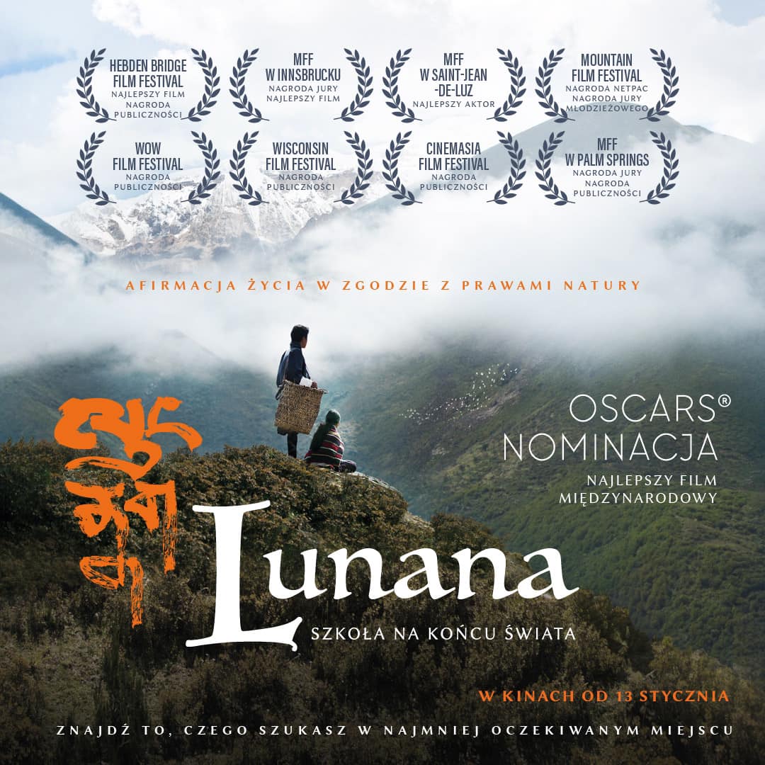 Plakat filmu „Lunana. Szkoła na końcu świata” Pawo Choyninga Dorjia
