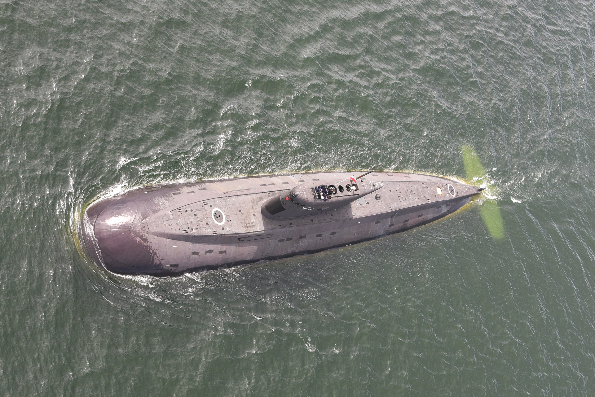 ORP Orzeł - widok z lotu ptaka, fot. kmdr ppor. Radosław Pioch / 3.FO