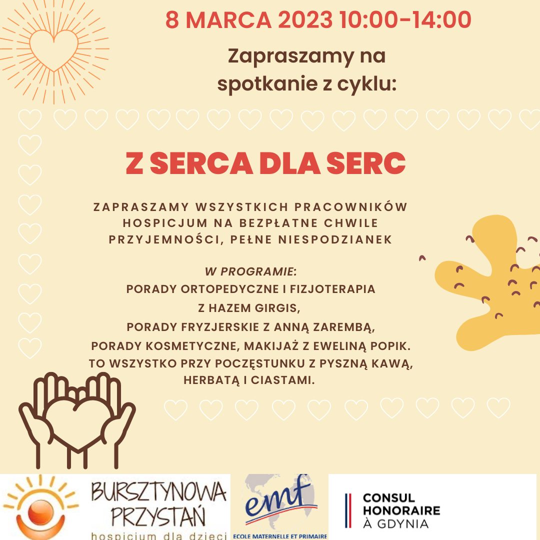 Spotkanie „Z serca dla serca” odbędzie się 8 marca w hospicjum