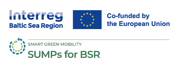 SUMPs for BSR, współfinansowanego z logo programu Interreg Region Morza Bałtyckiego