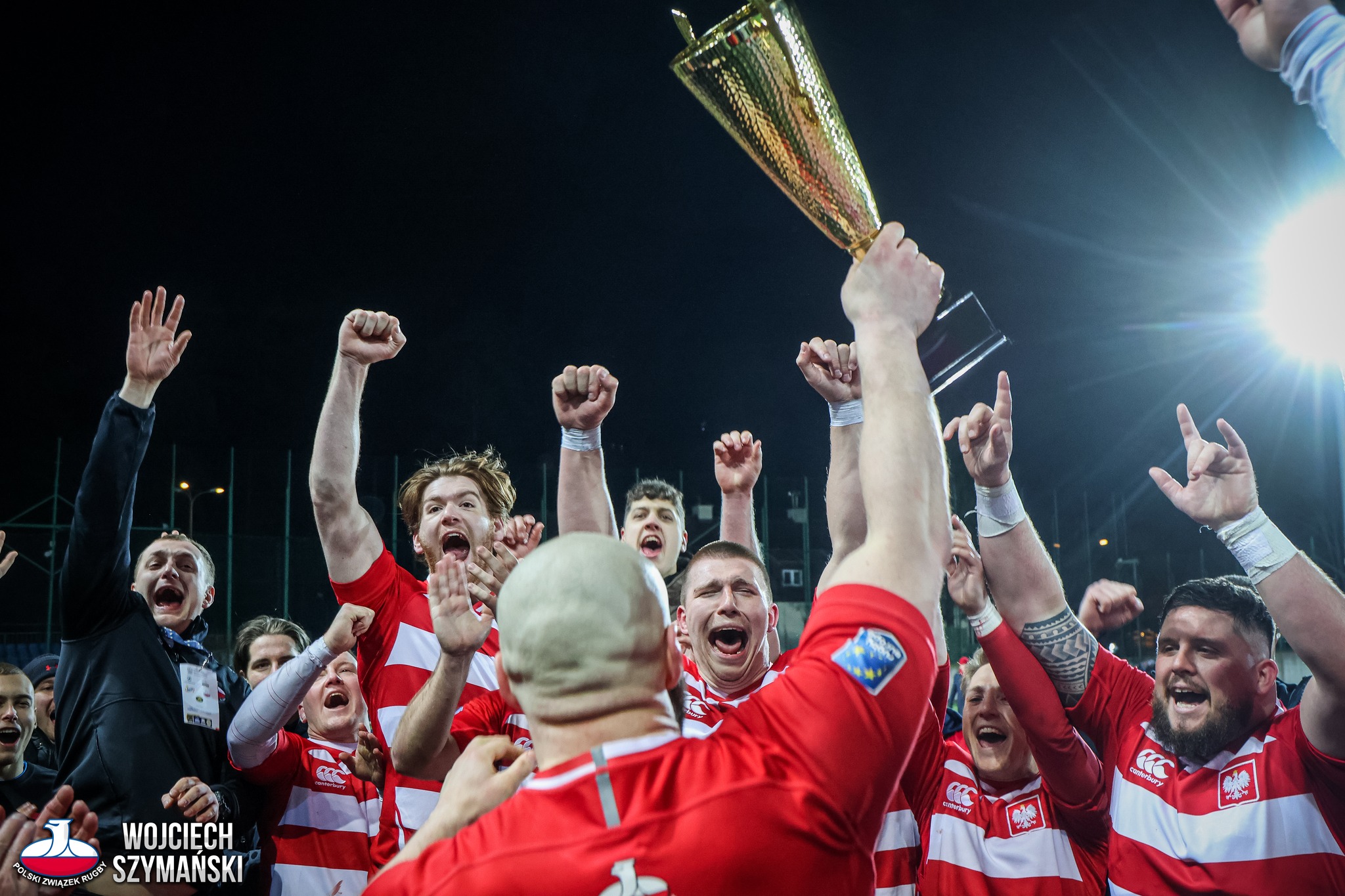 Historyczny sukces Polski na Narodowym Stadionie Rugby // fot. W. Szymański/https://pzrugby.pl