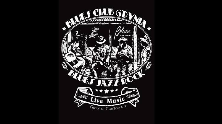 Grafika reklamująca Jam Session w Blues Club Gdynia.