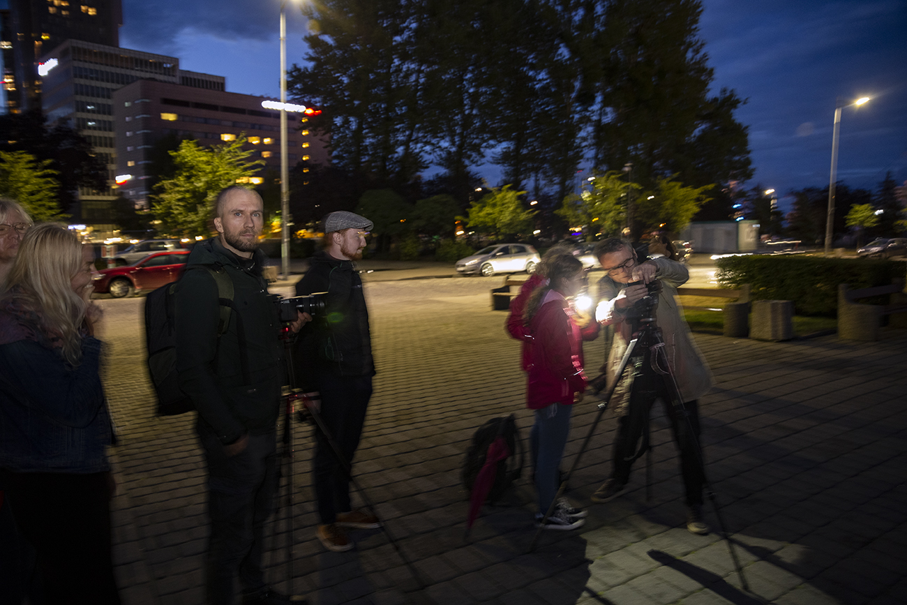 Foto-spacer „Fotografia nocna Gdyni”, fot. Przemysław Kozłowski