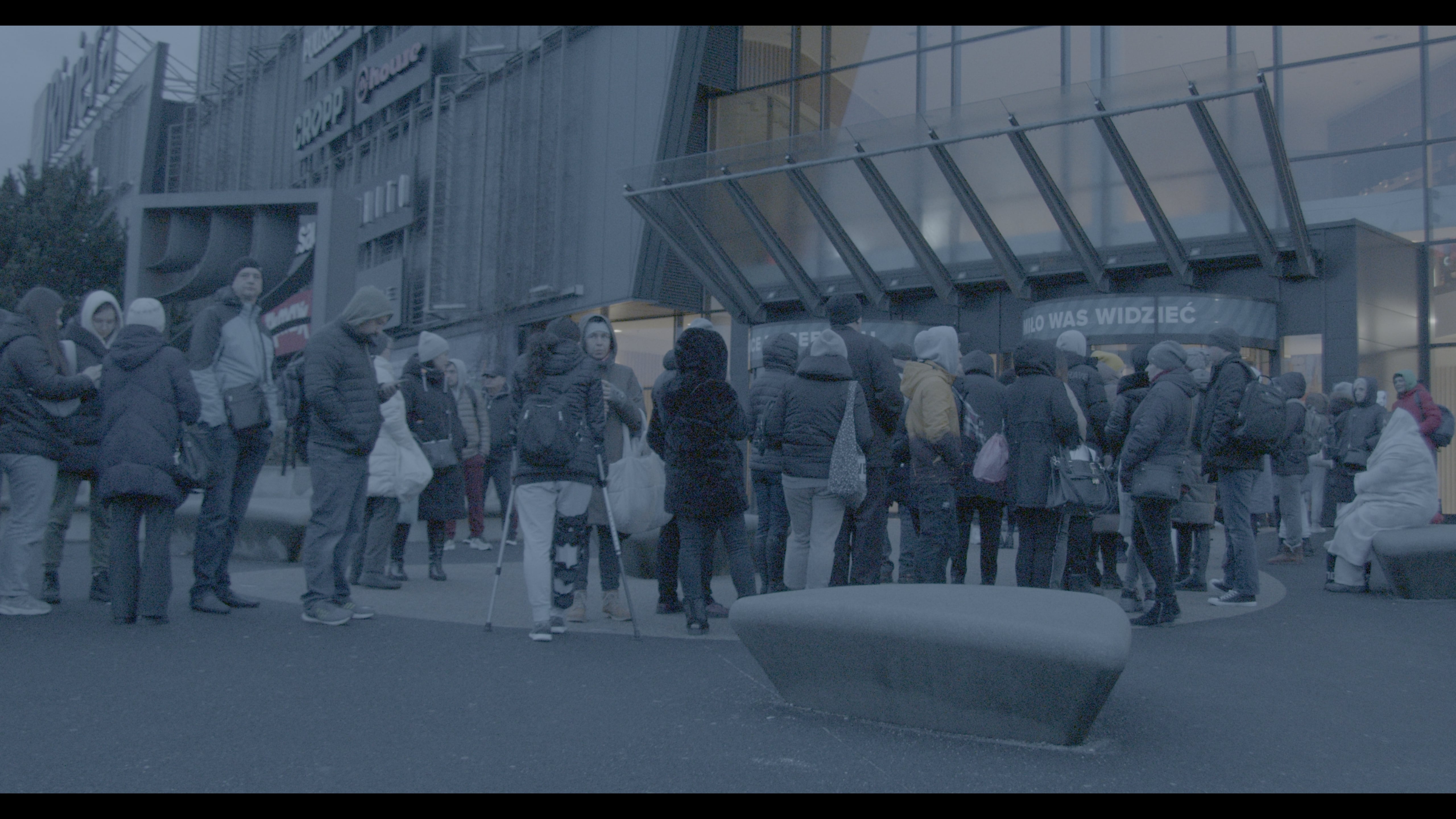 Kadr z filmu dokumentalnego powstającego w GSF // mat. studentów GSF