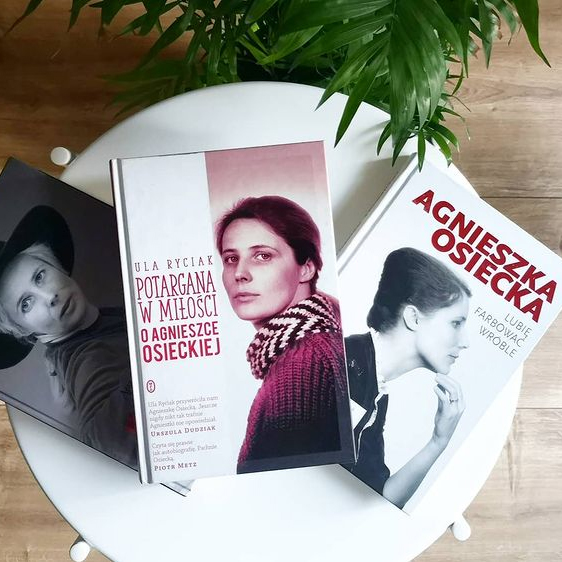Książki o Agnieszce Osieckiej, fot. Biblioteka Gdynia