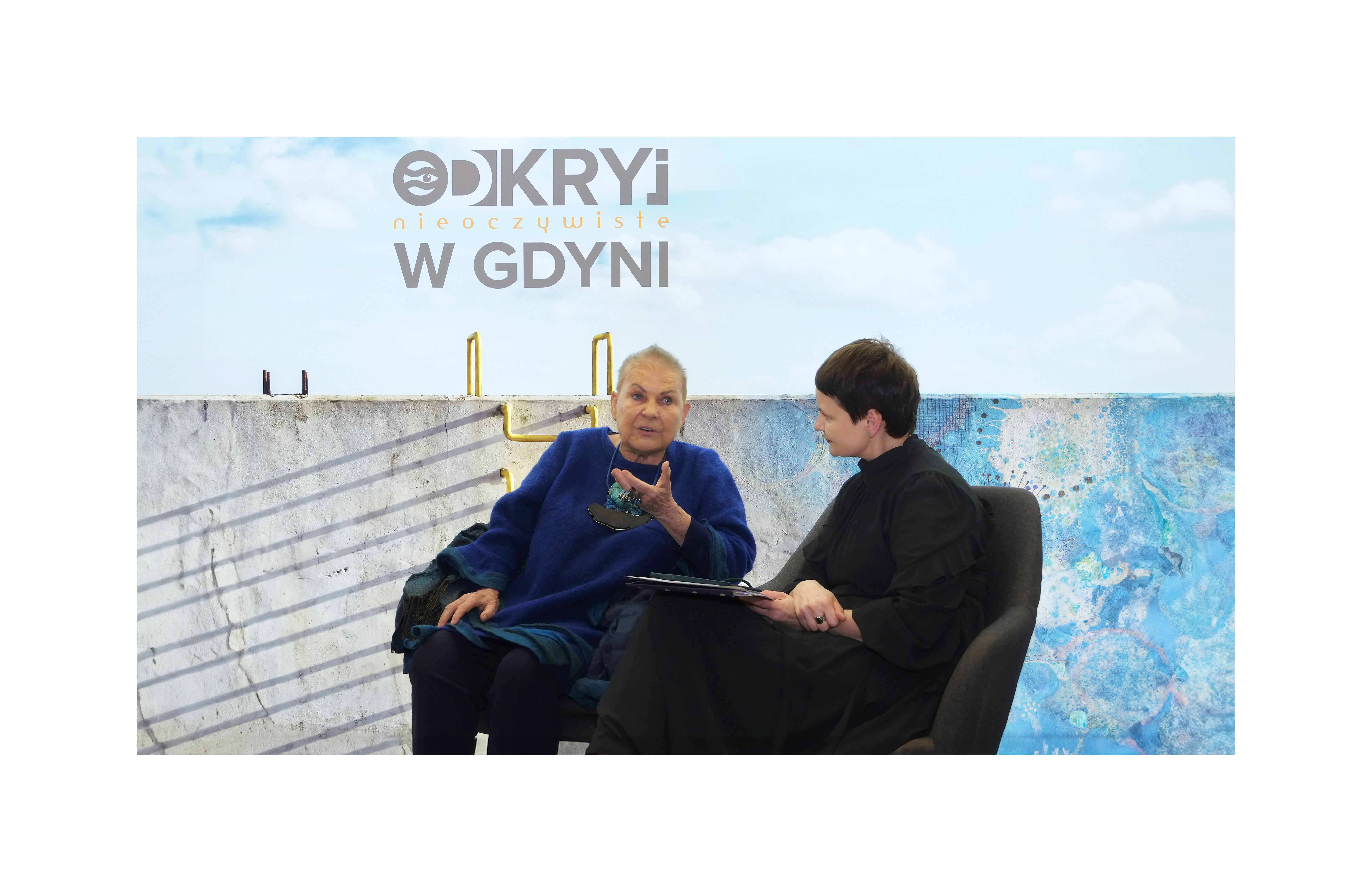 Elżbieta Dzikowska rozmawia z dziennikarką