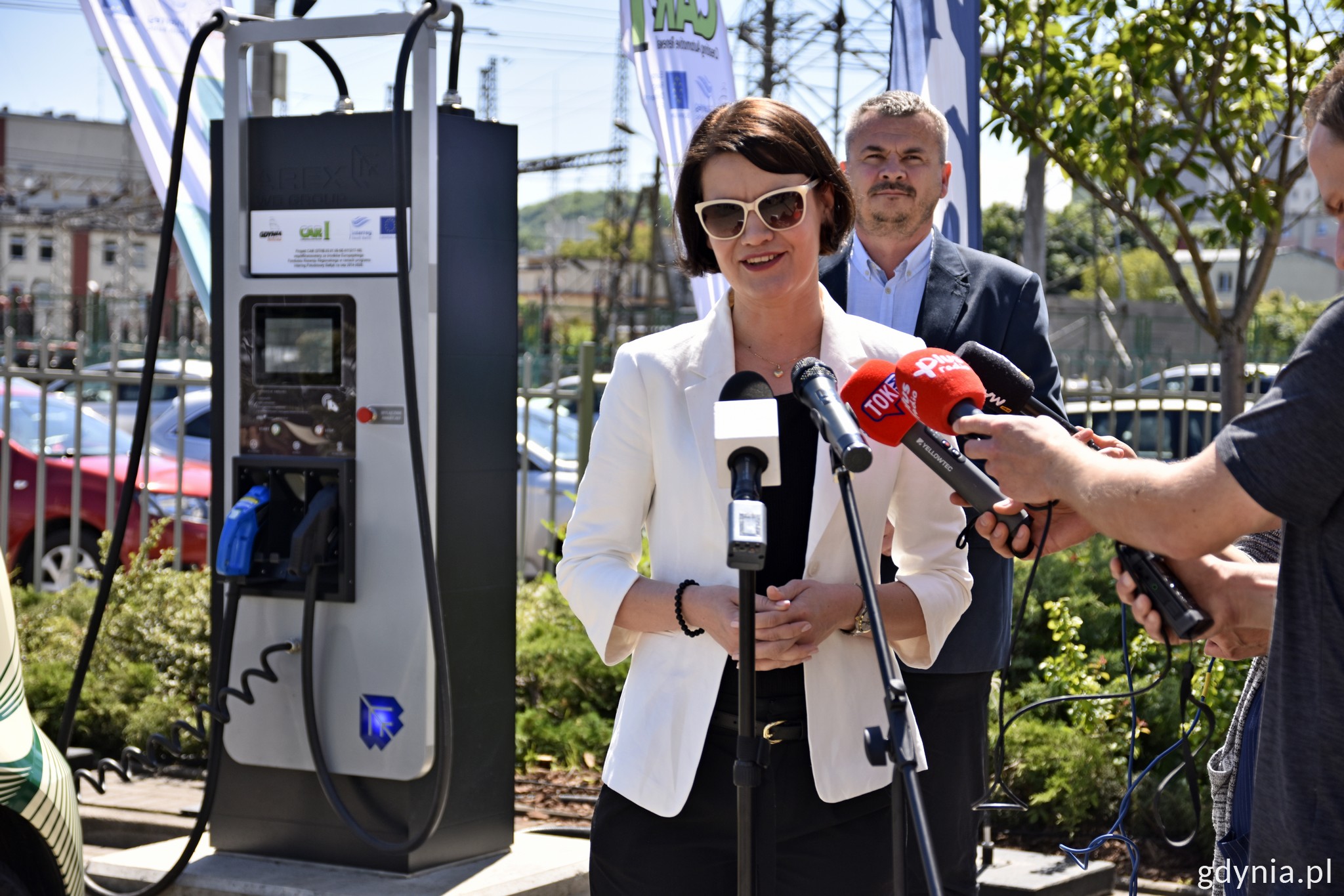 Na zdj. Katarzyna Gruszecka-Spychała, wiceprezydent Gdyni ds. gospodarki na konferencji w PKT, fot. Paweł Kukla