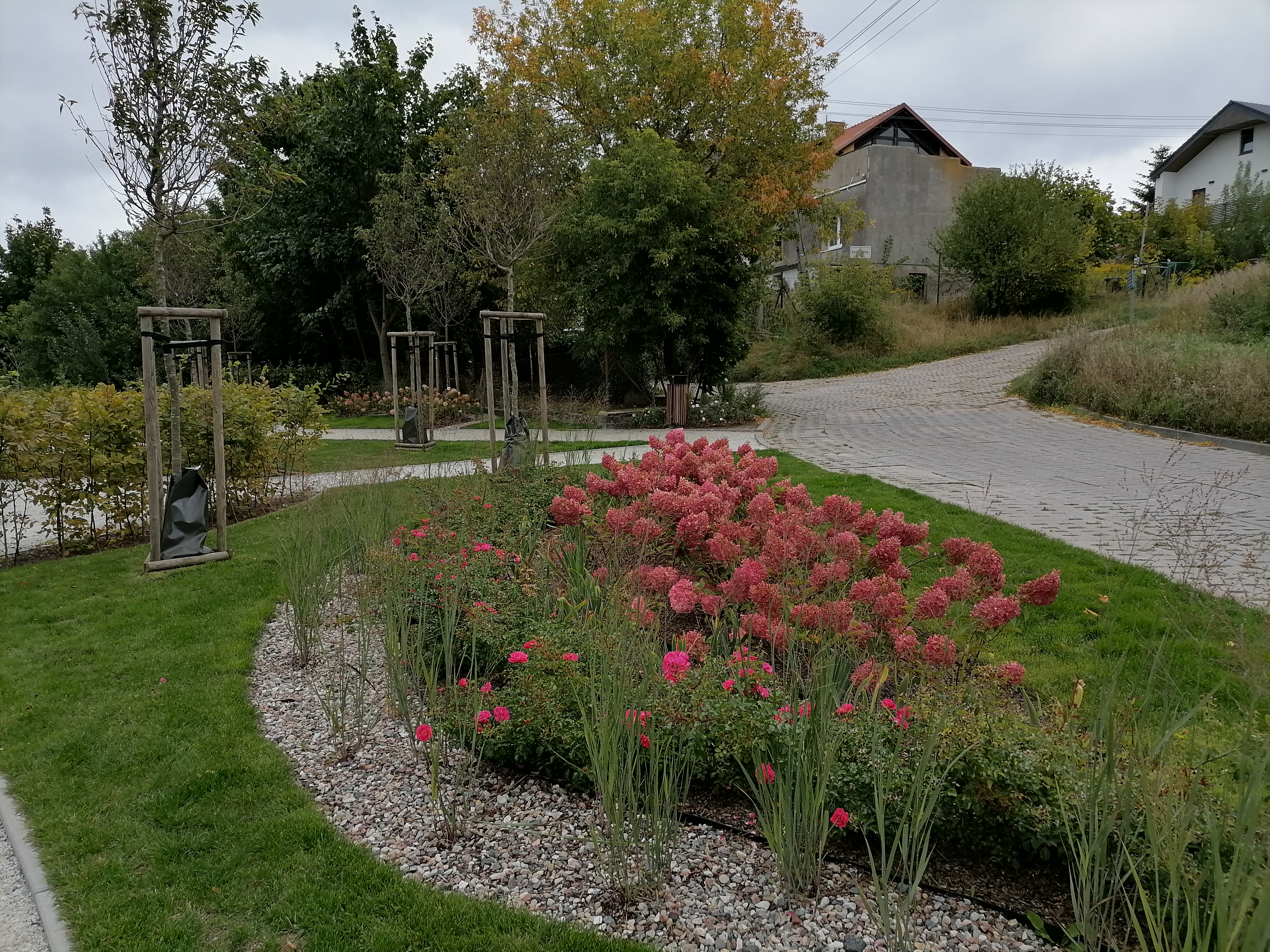 ul.Starodworcowa teren po zagospodarowaniu na park kiesznkowy // fot. WOM