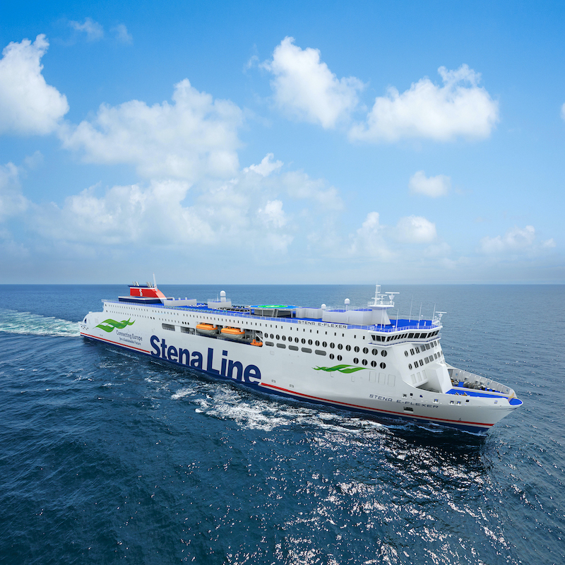Wizualizacja nowych promów klasy E-Flexer dla Stena Lina, fot. mat. prasowe Stena Line 