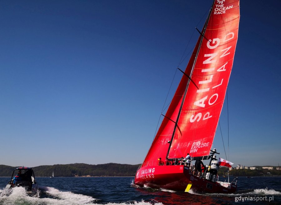 Jacht "Sailing Poland" podczas ubiegłorocznego The Ocean Race Prologue Gdynia, fot. M.Urbaniak/gdyniasport.pl 