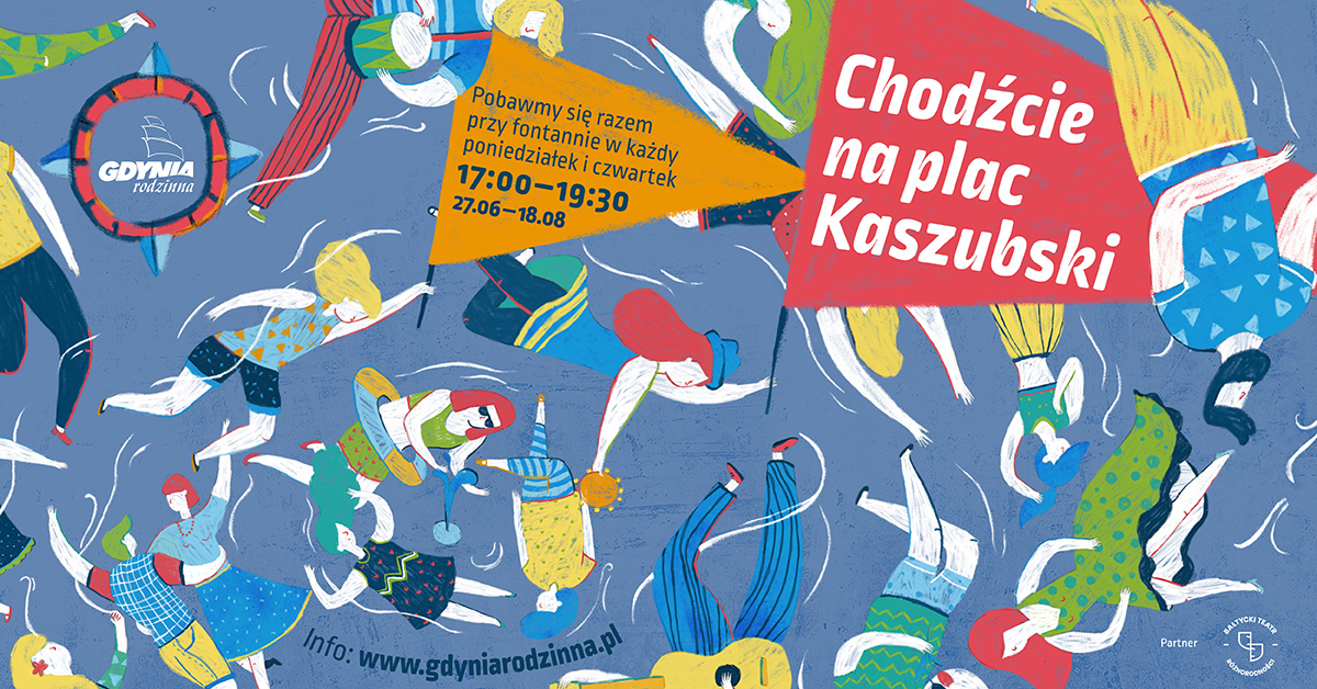 „Chodźcie na Plac Kaszubski!”, graf. gdyniarodzinna.pl