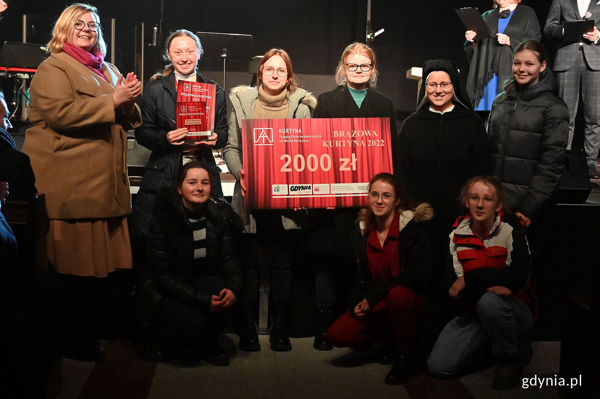 Brązowa Kurtyna VII edycji Przeglądu o wartości 2 tys. zł, ufundowana przez Monikę Baran, trafiła do Czarnych Owieczek z Pniewitego. 