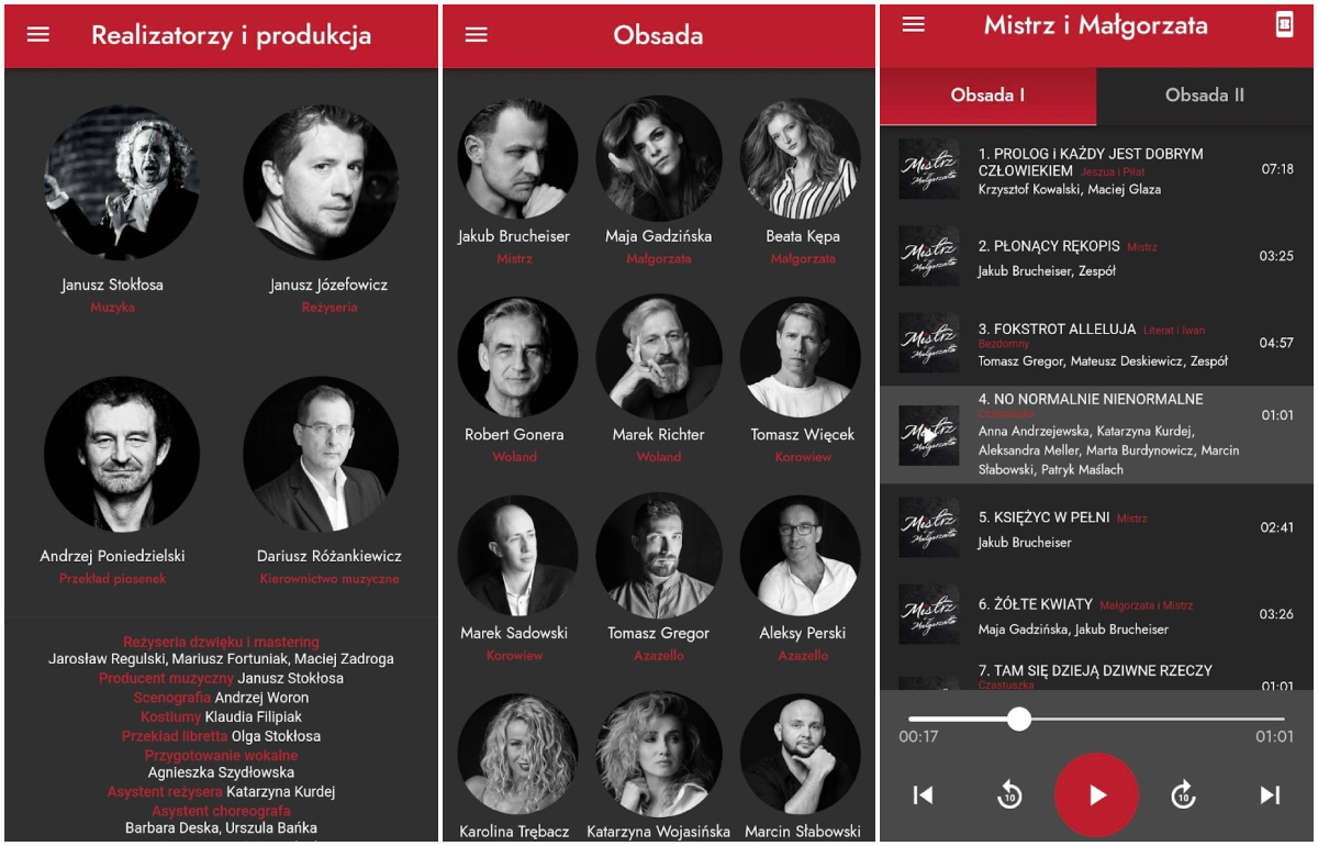 Aplikacja Mistrz i Małgorzata, źródło Google Play