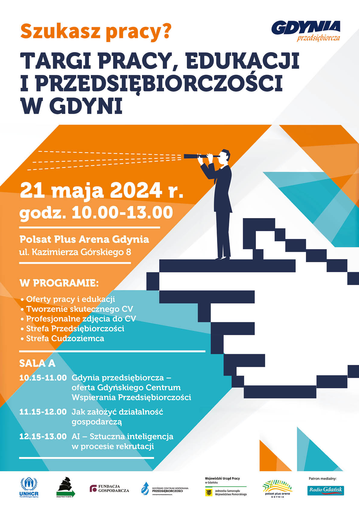 plakat targów pracy