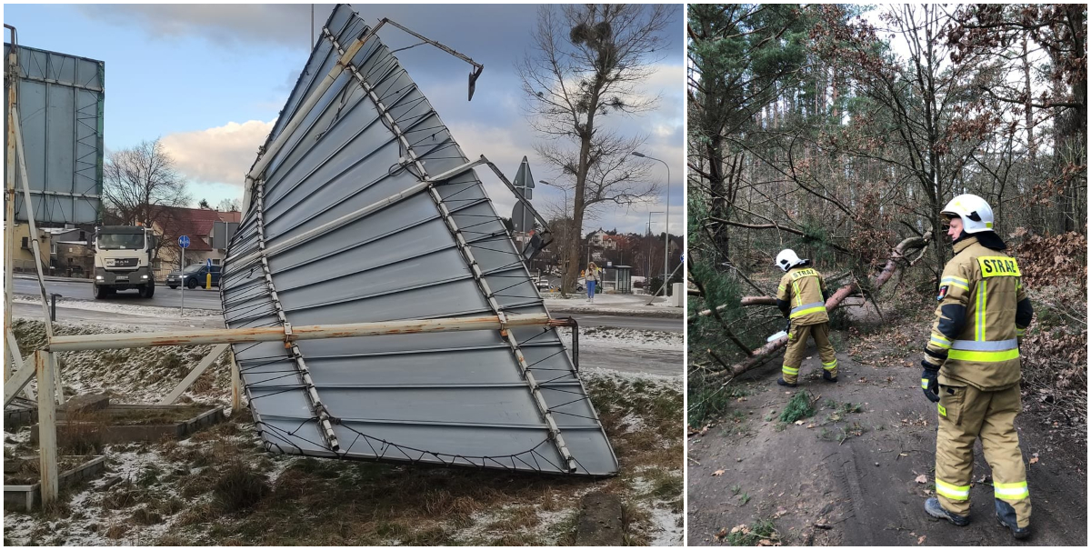 Interwencje strażaków z OSP Wiczlino. Fot. strona OSP Wiczlino na Fazebooku