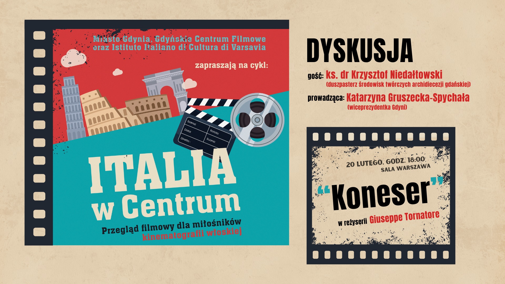 zaproszenie na włoski film