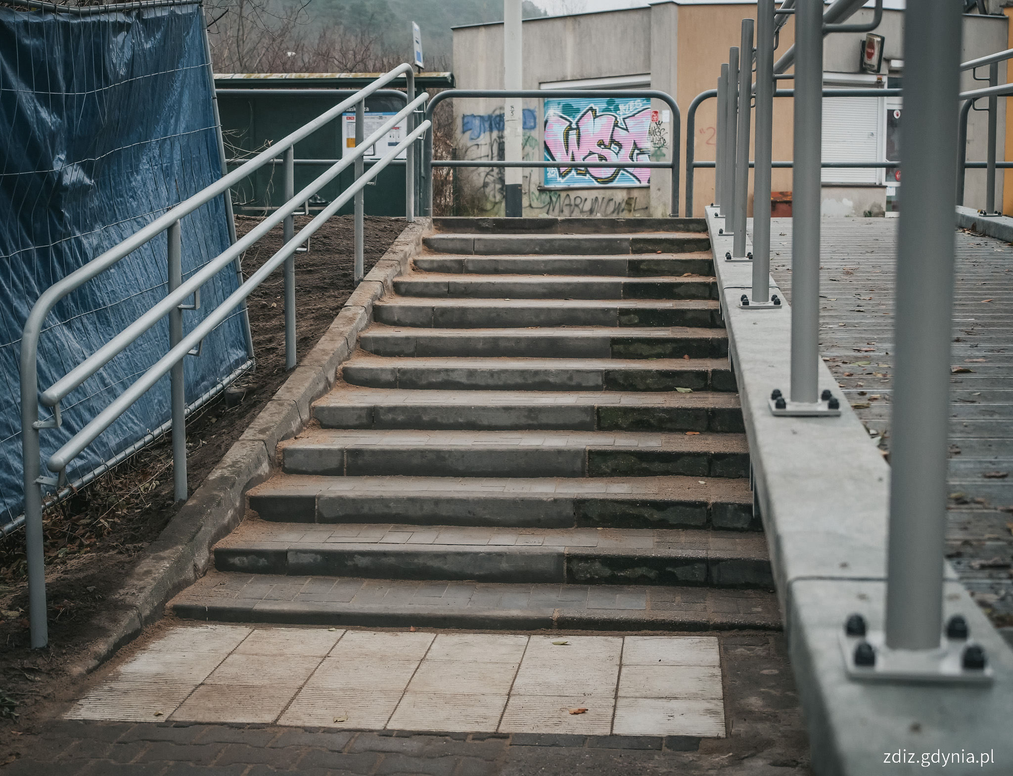 Pochylnia na ul. Pawiej // fot. M. Mielewski