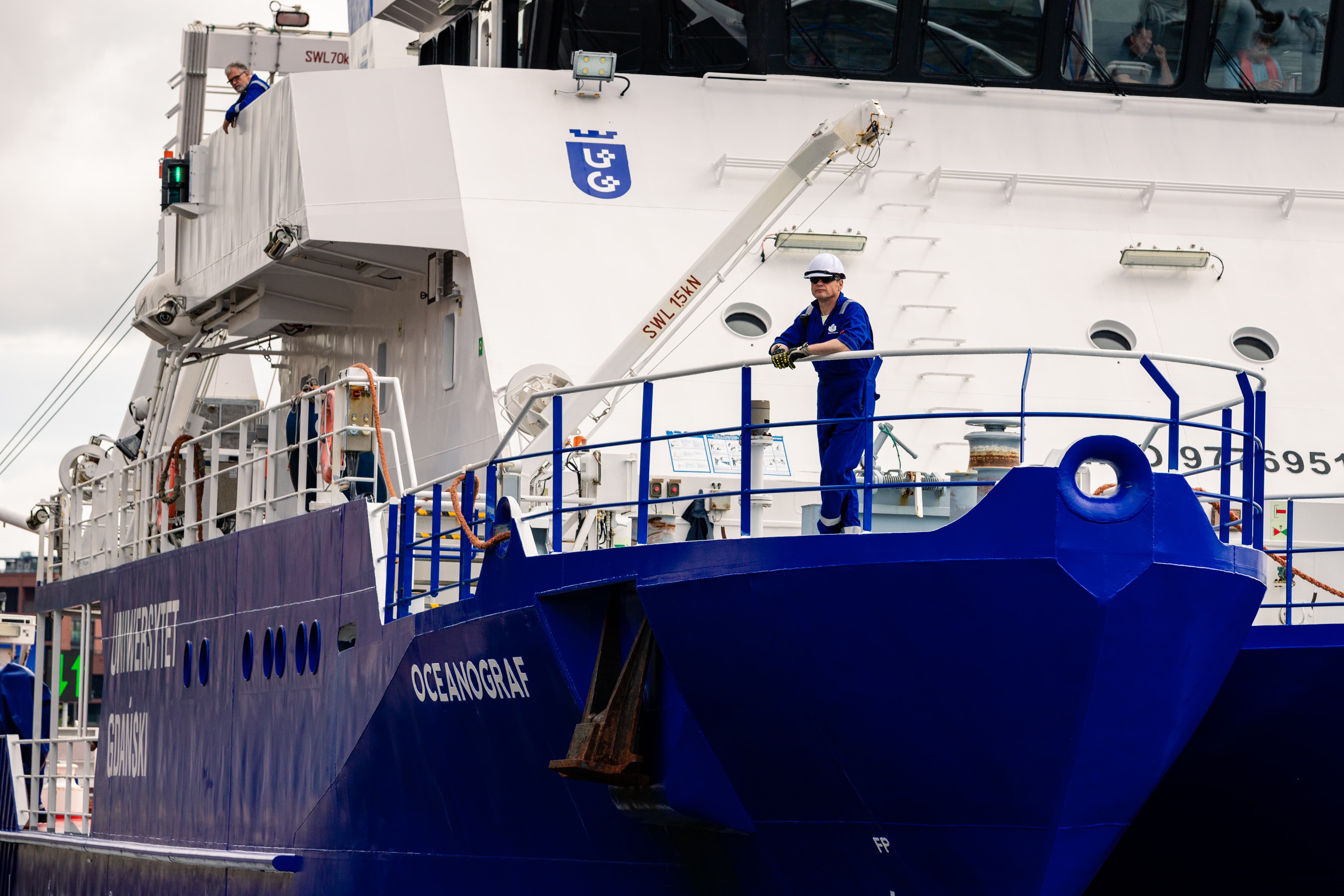 „Oceanograf” po rejsie naukowo-badawczym, fot. Alan Stocki / Uniwersytet Gdański (mat. prasowe)